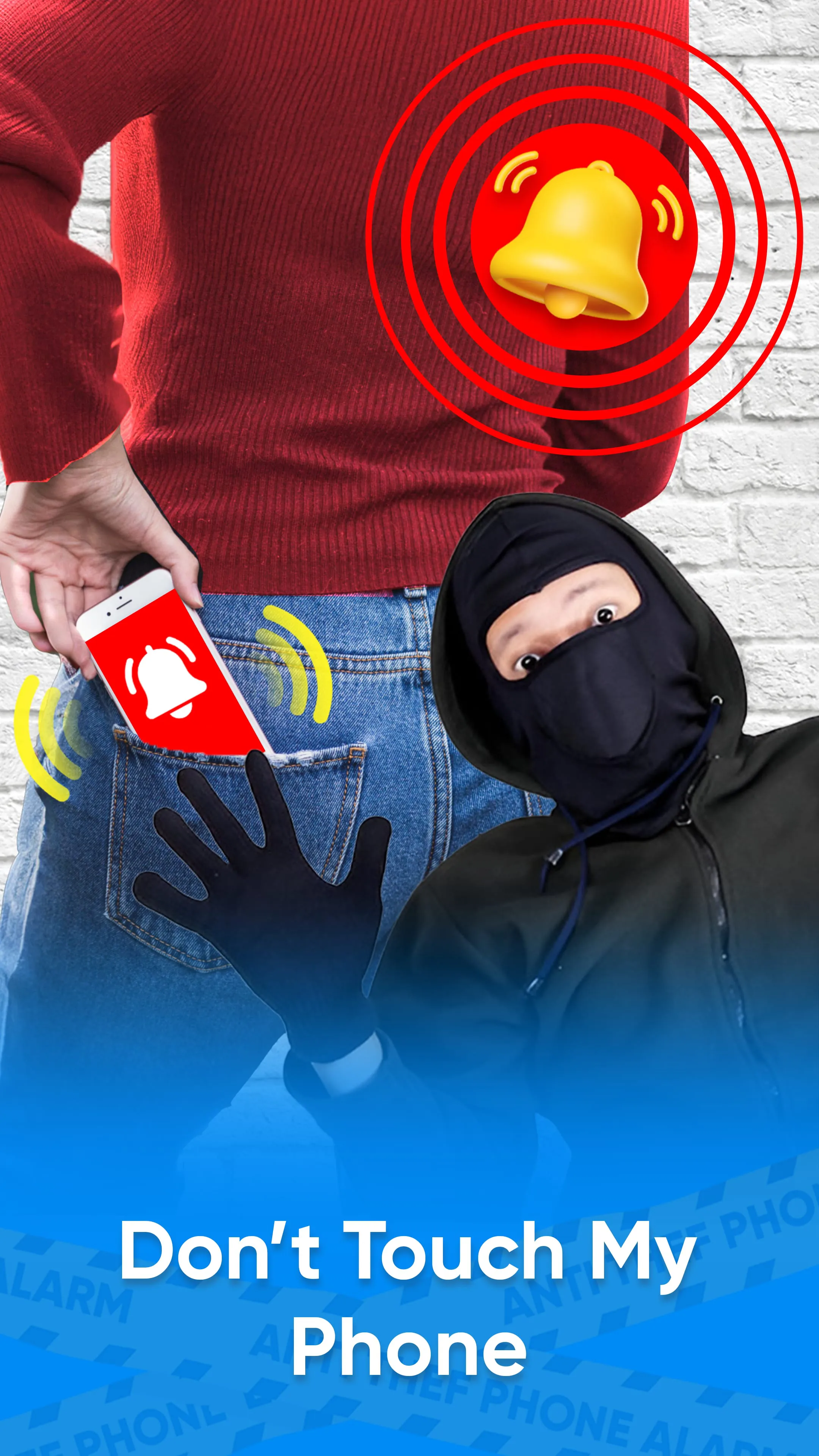 Touch alarm – Anti theft app