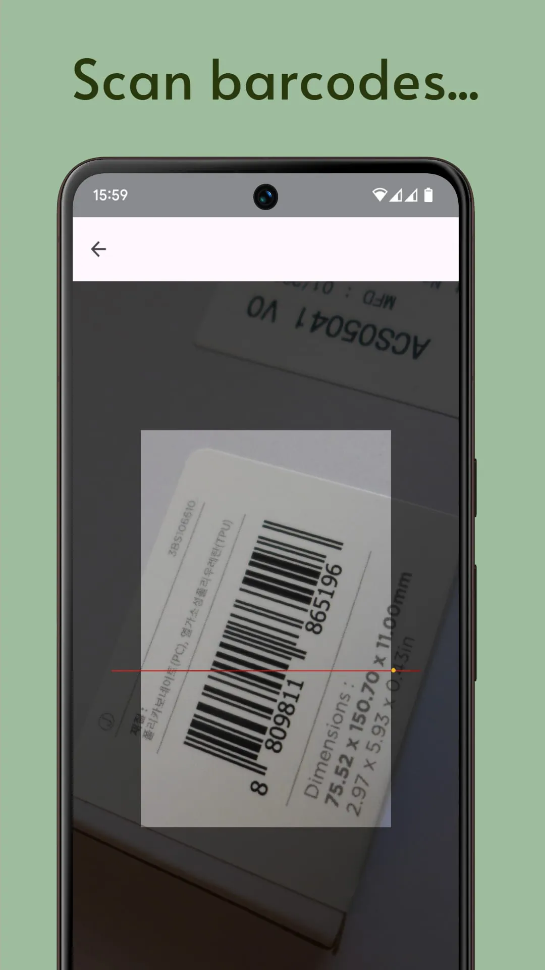 Barcode Scanner for Walmart
