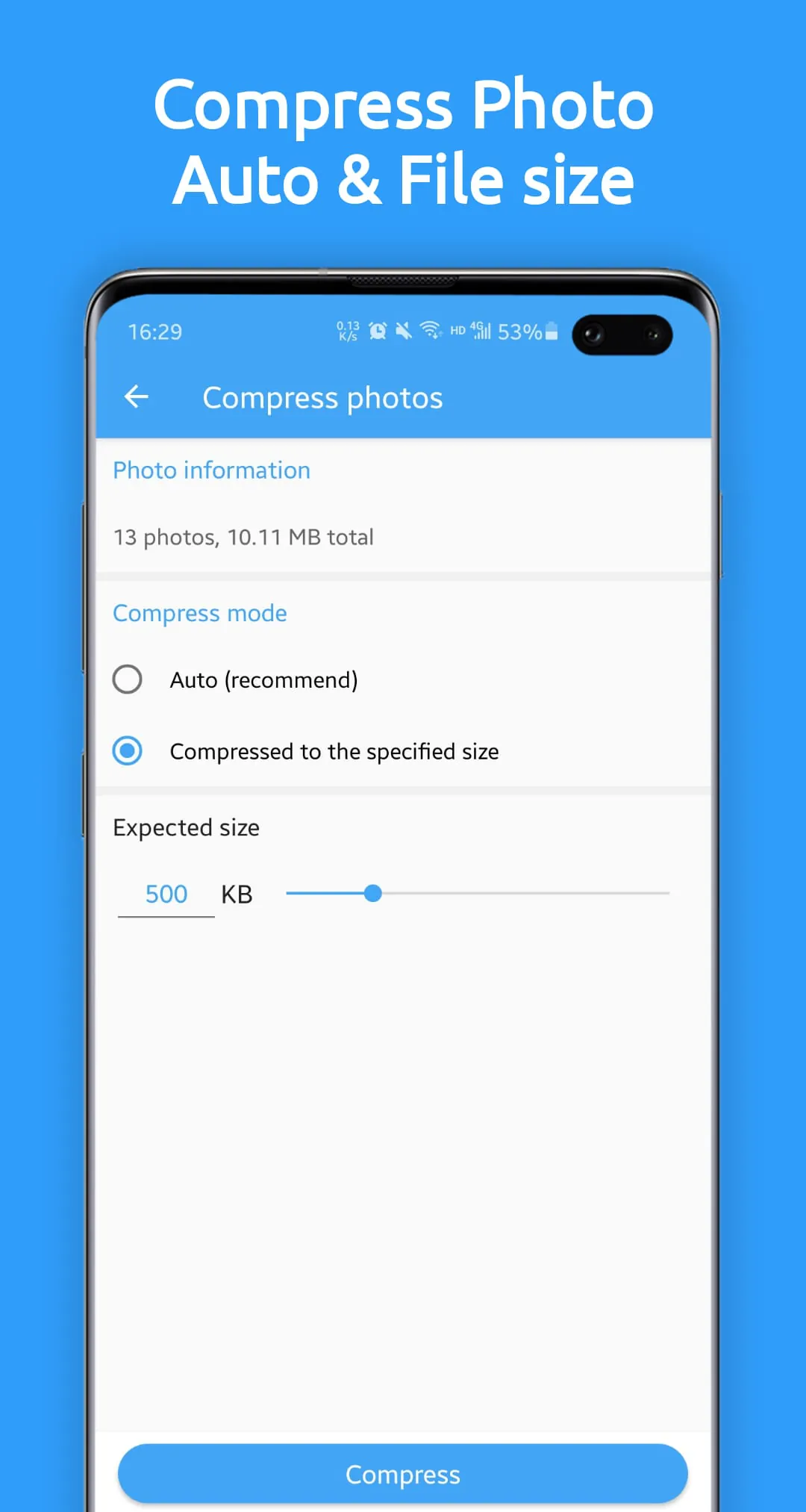 Photo Compressor and Resizer