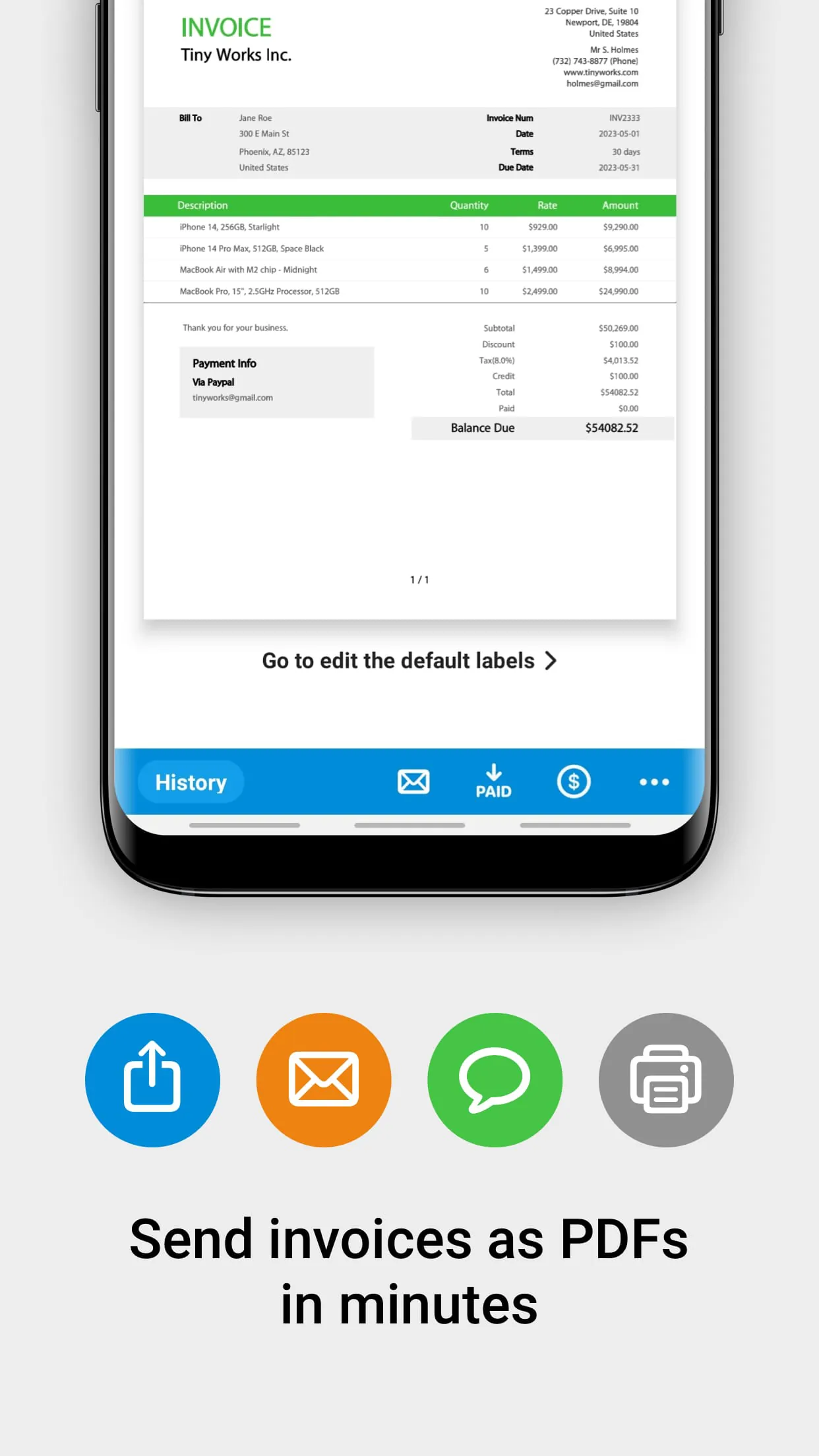 Invoice Maker