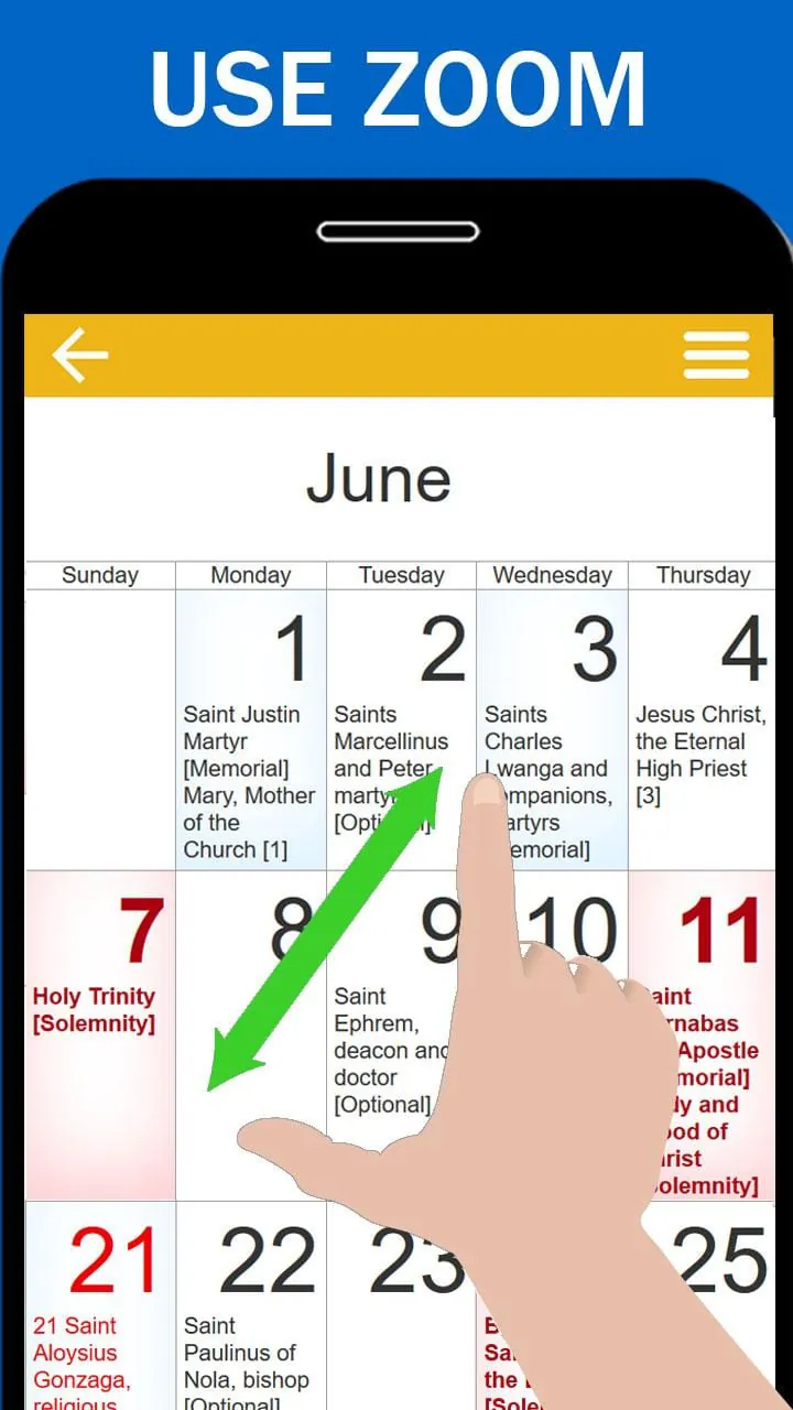 Church Calendar 2025