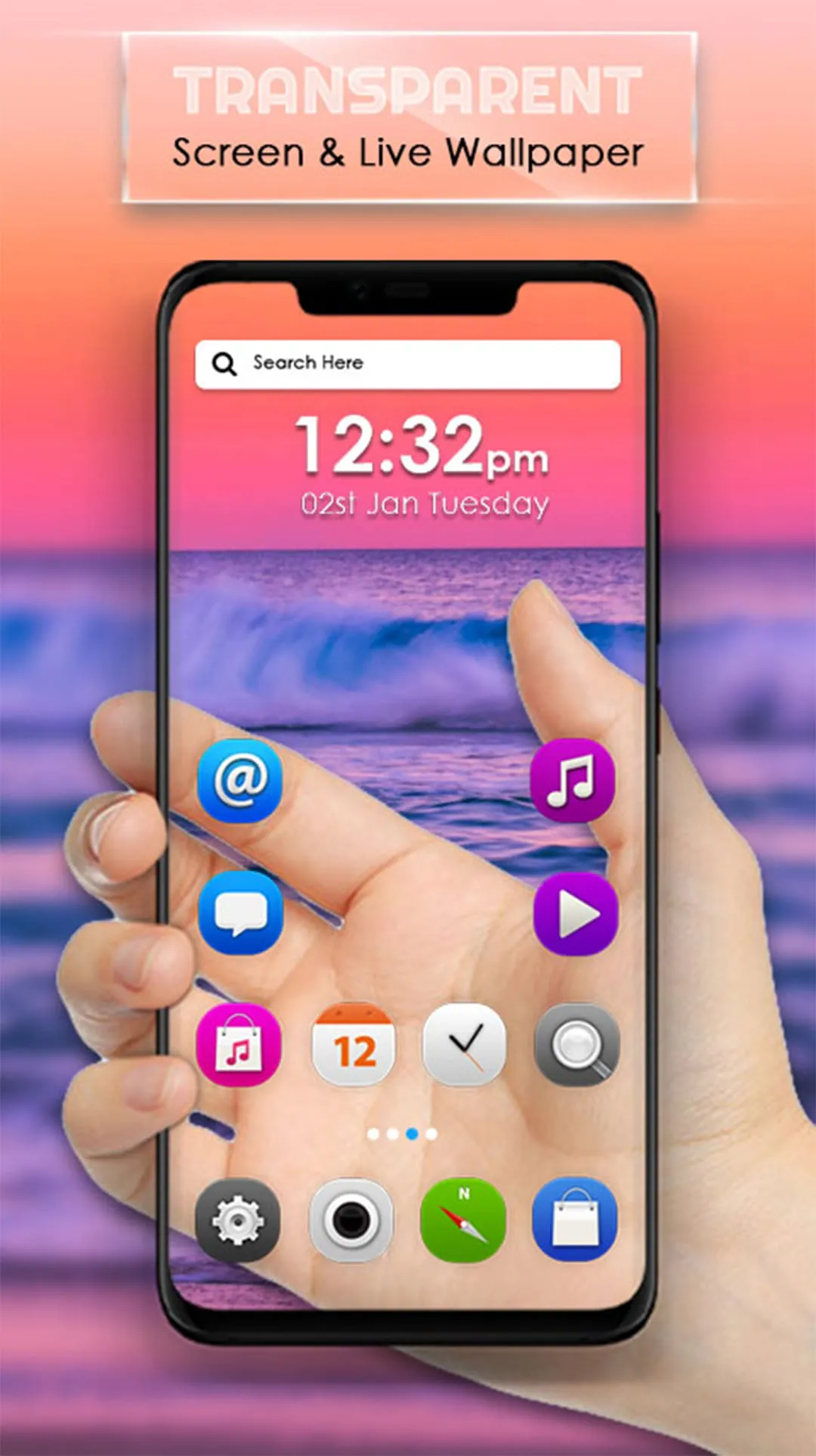 Transparent Live Wallpaper