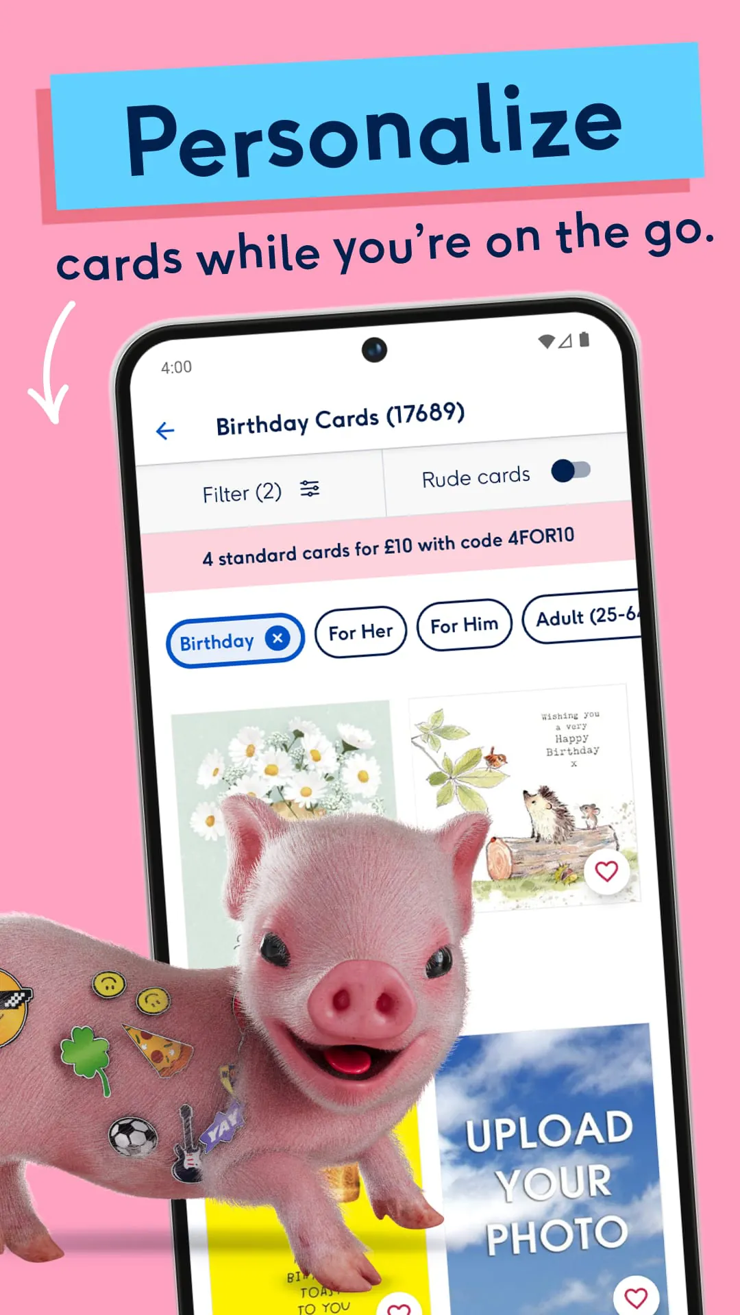 Moonpig Birthday Cards & Gifts