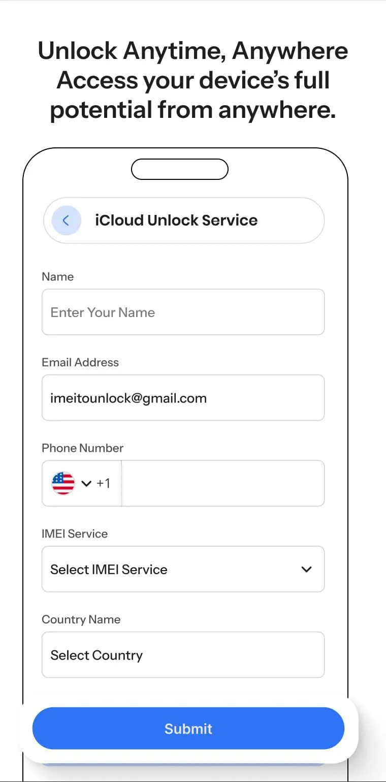 Unlock IMEI