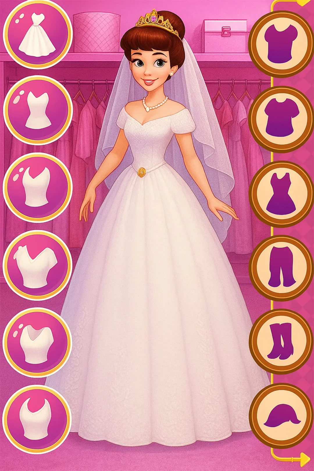 Dress Up Royal Princess Doll