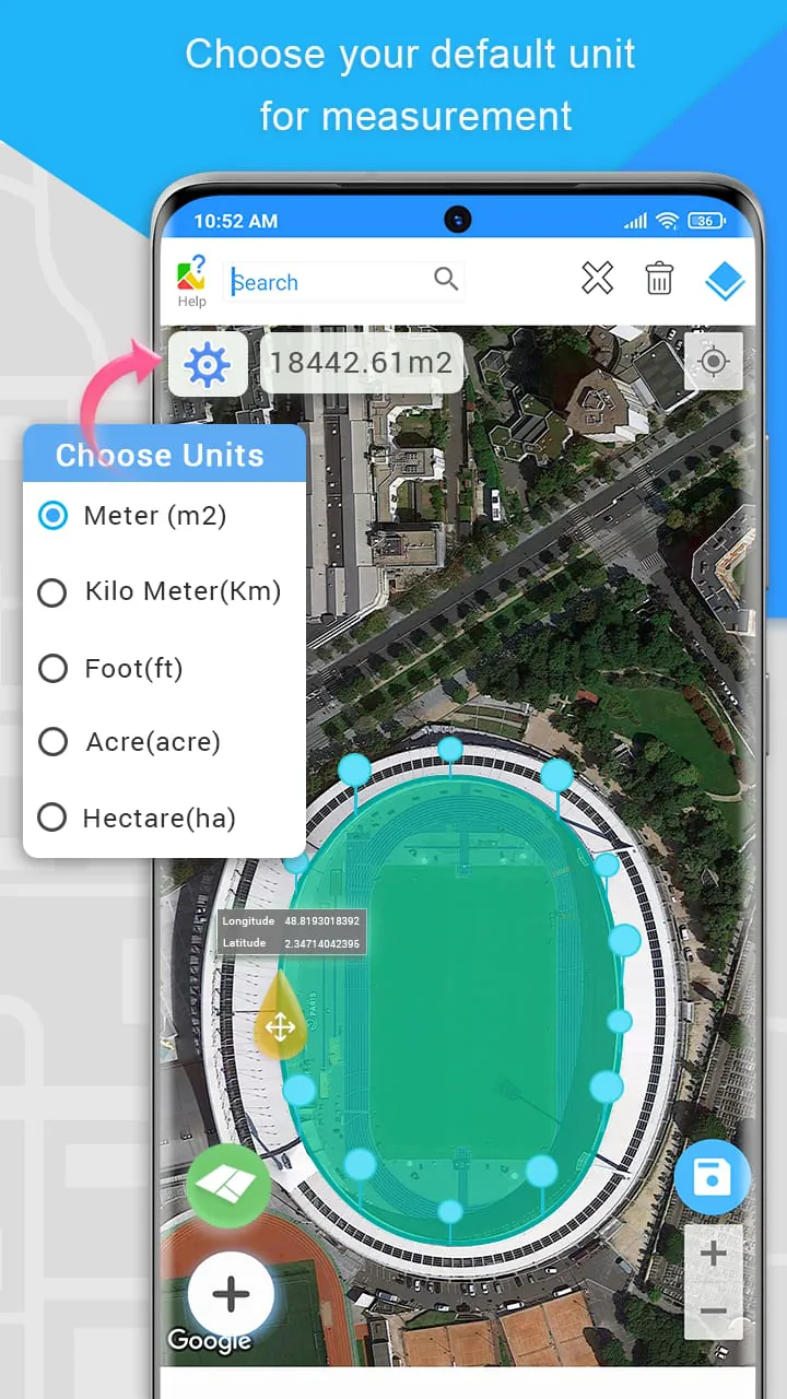Gps Area Measurement