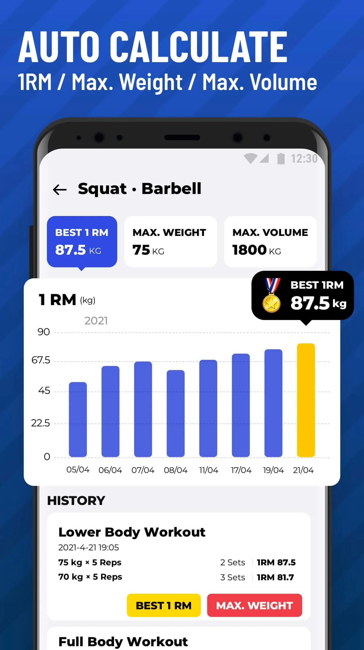 Gym Workout Tracker