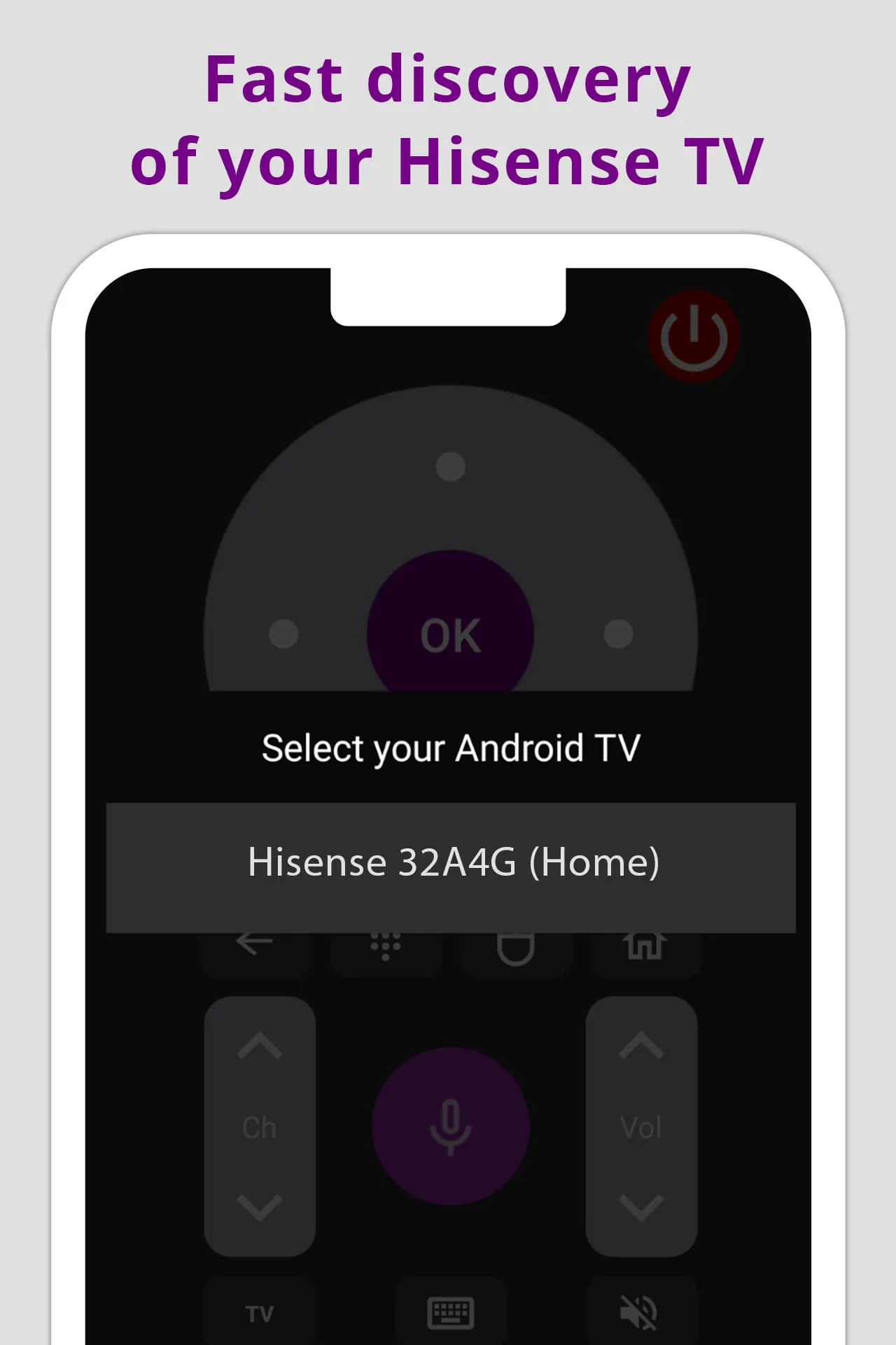 Hisense TV Remote