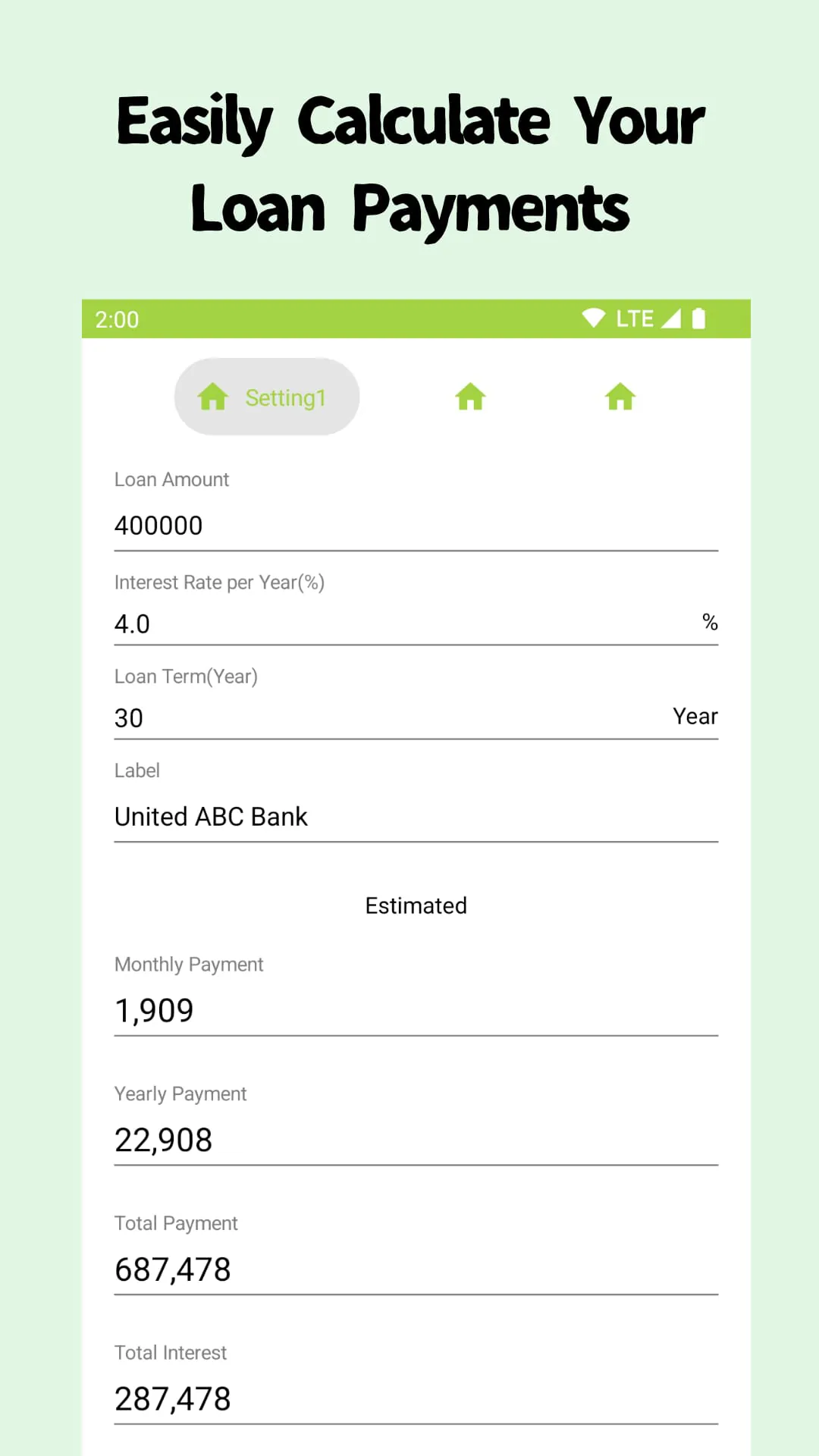 Mortgage Calculator & Loan