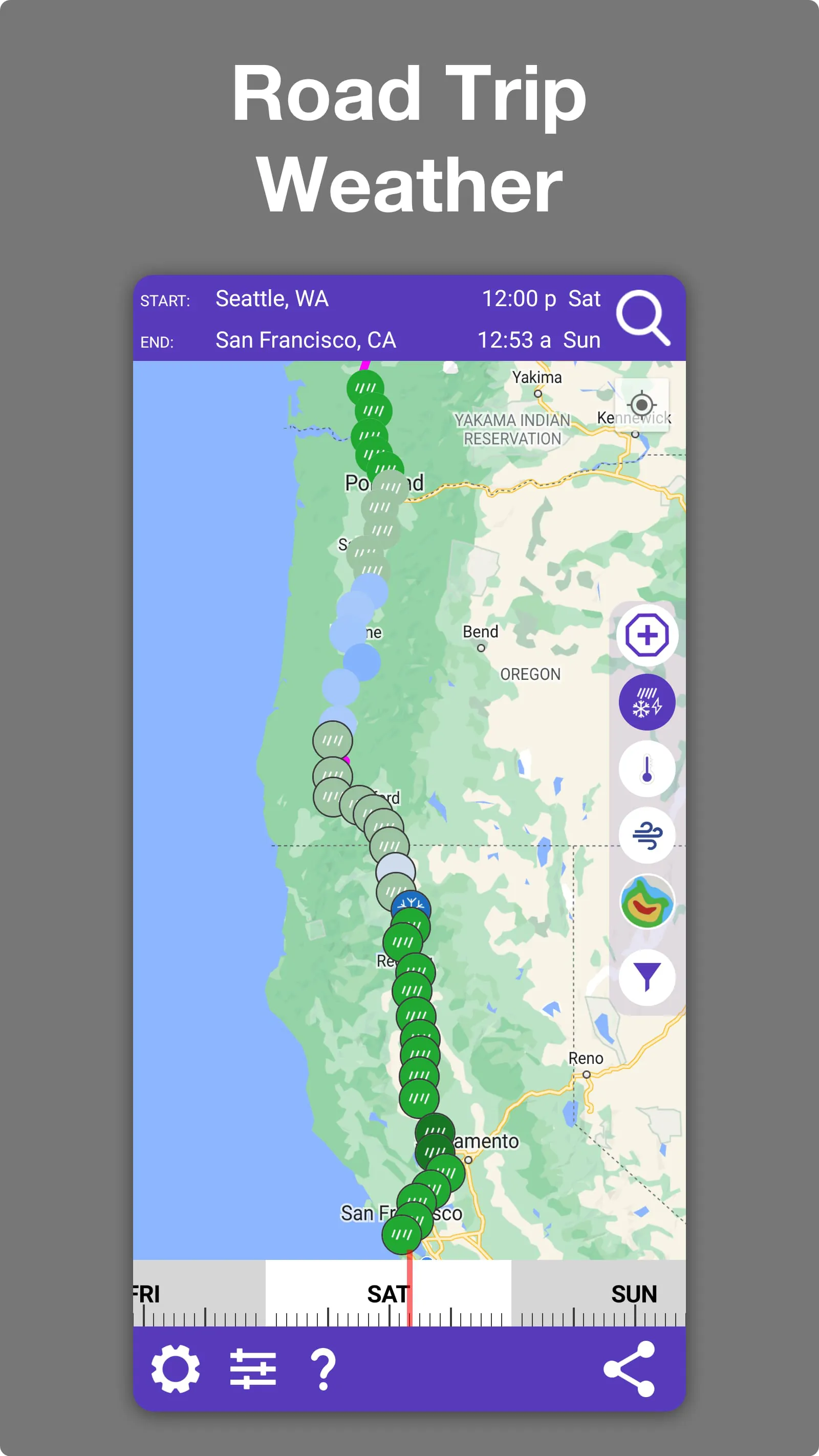 Drive Weather With Live Radar