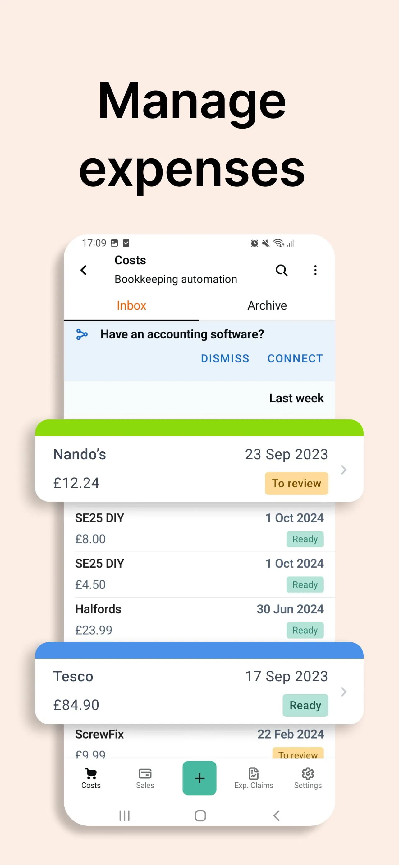 Receipt Tracker App