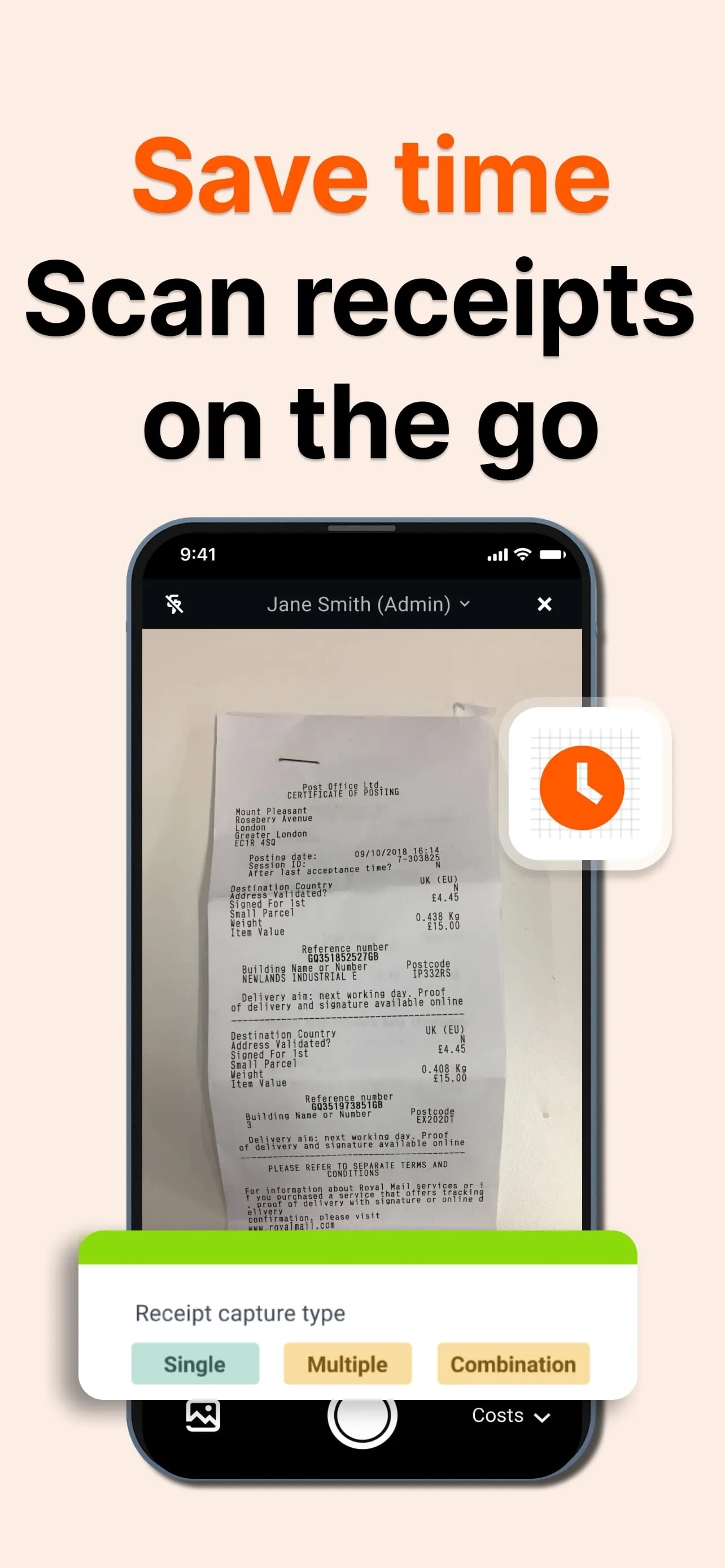 Receipt Tracker App
