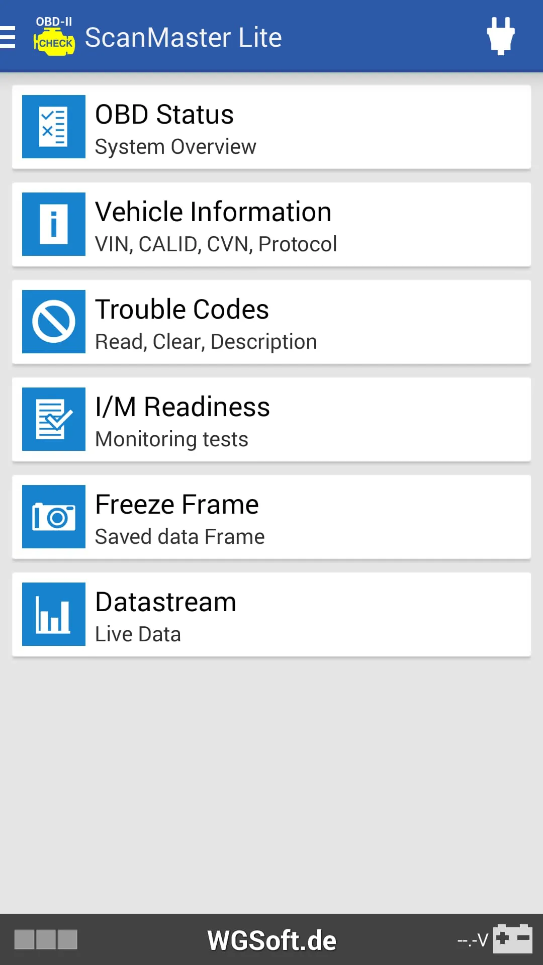 ScanMaster for ELM327 OBD
