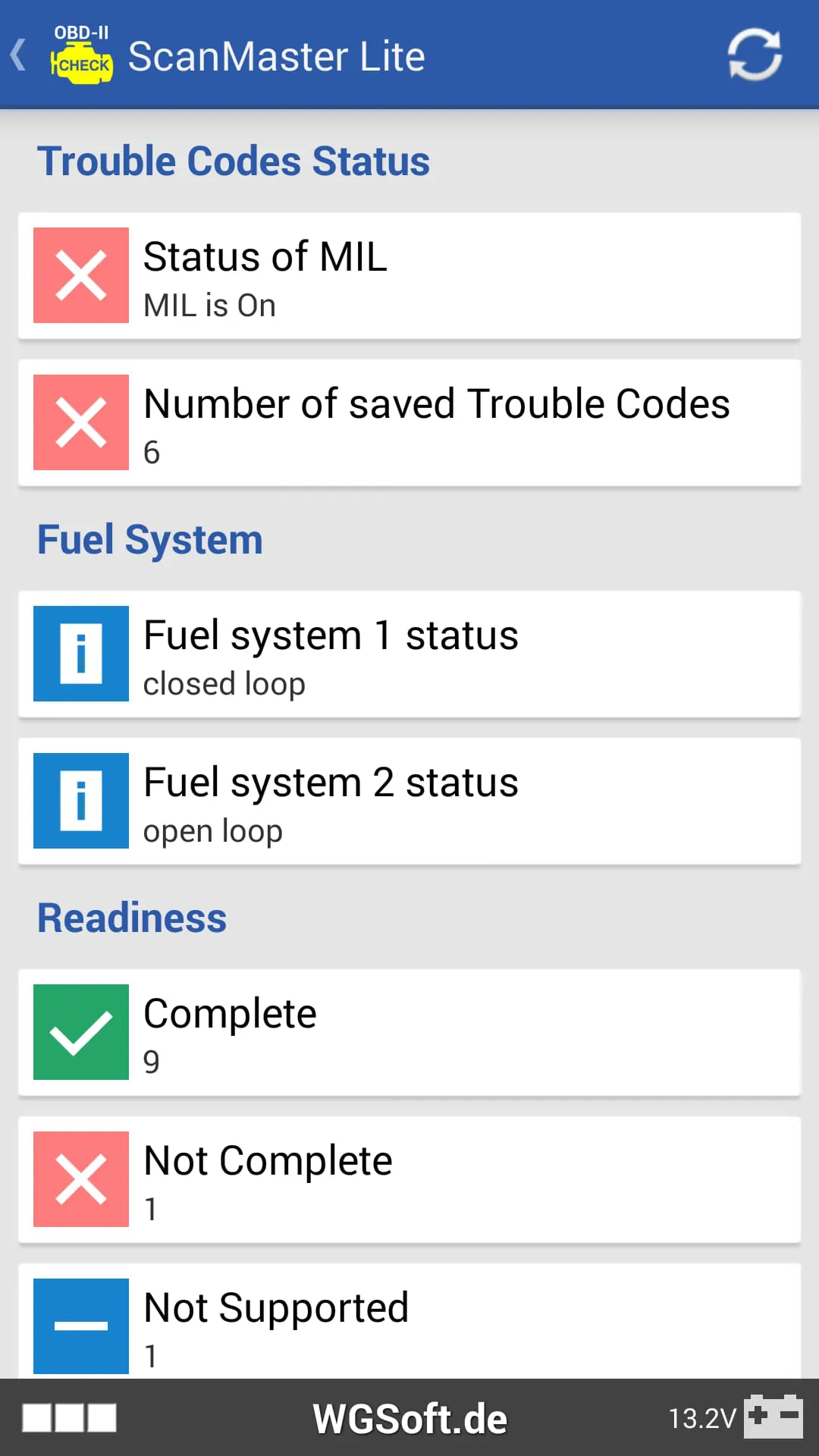 ScanMaster for ELM327 OBD