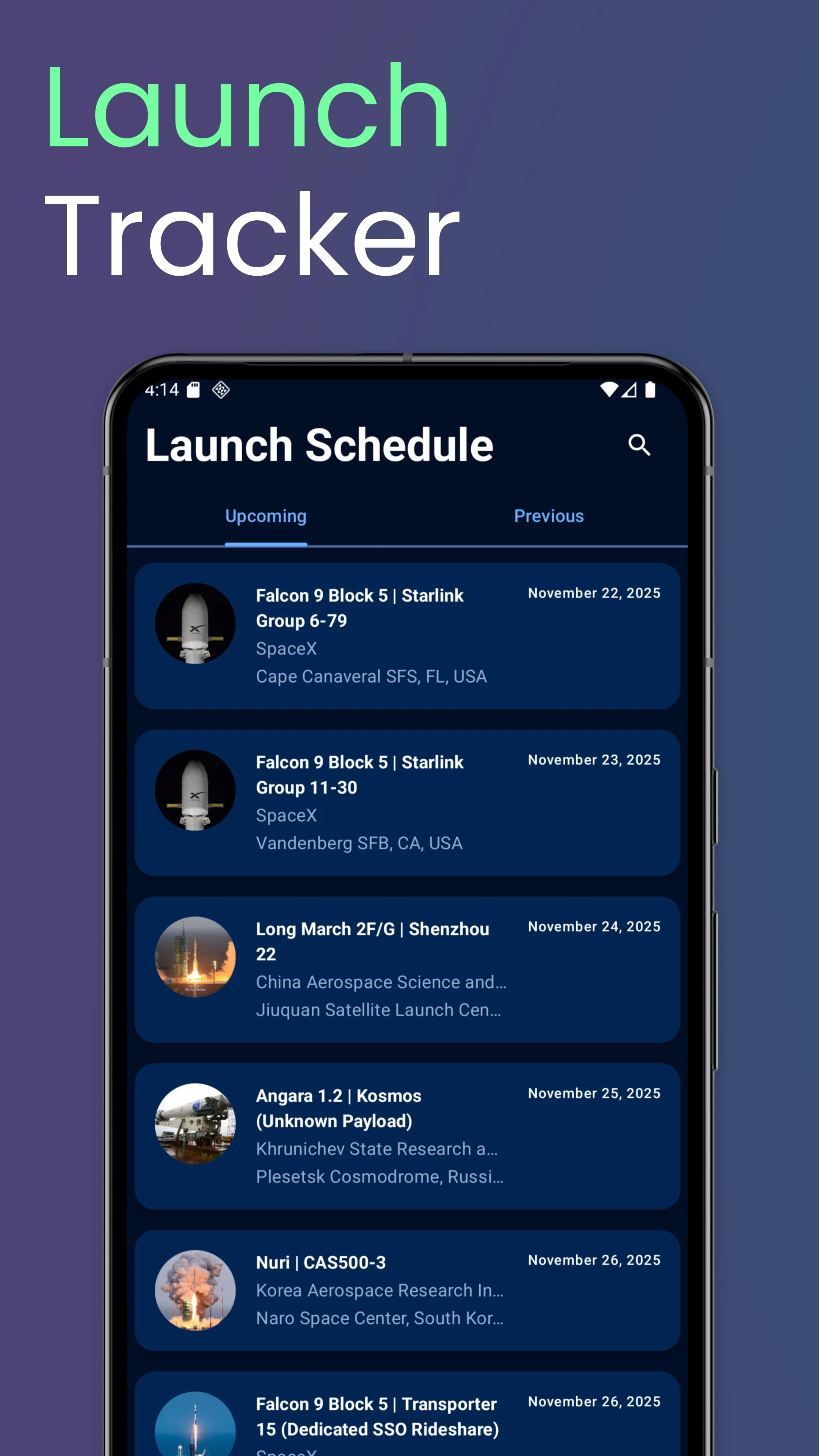 Space Launch Now