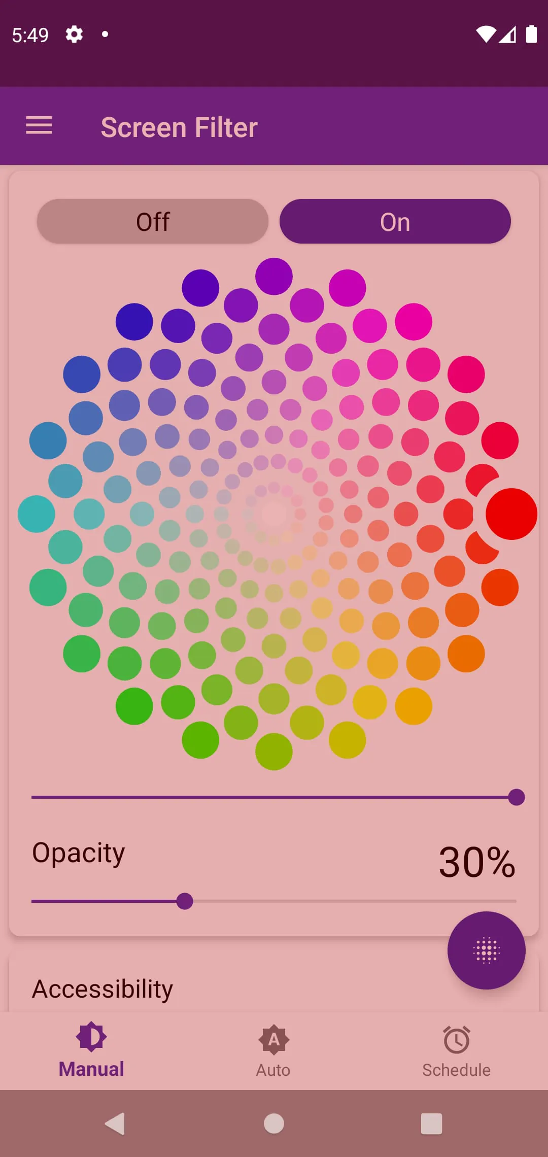 Screen Color Filter