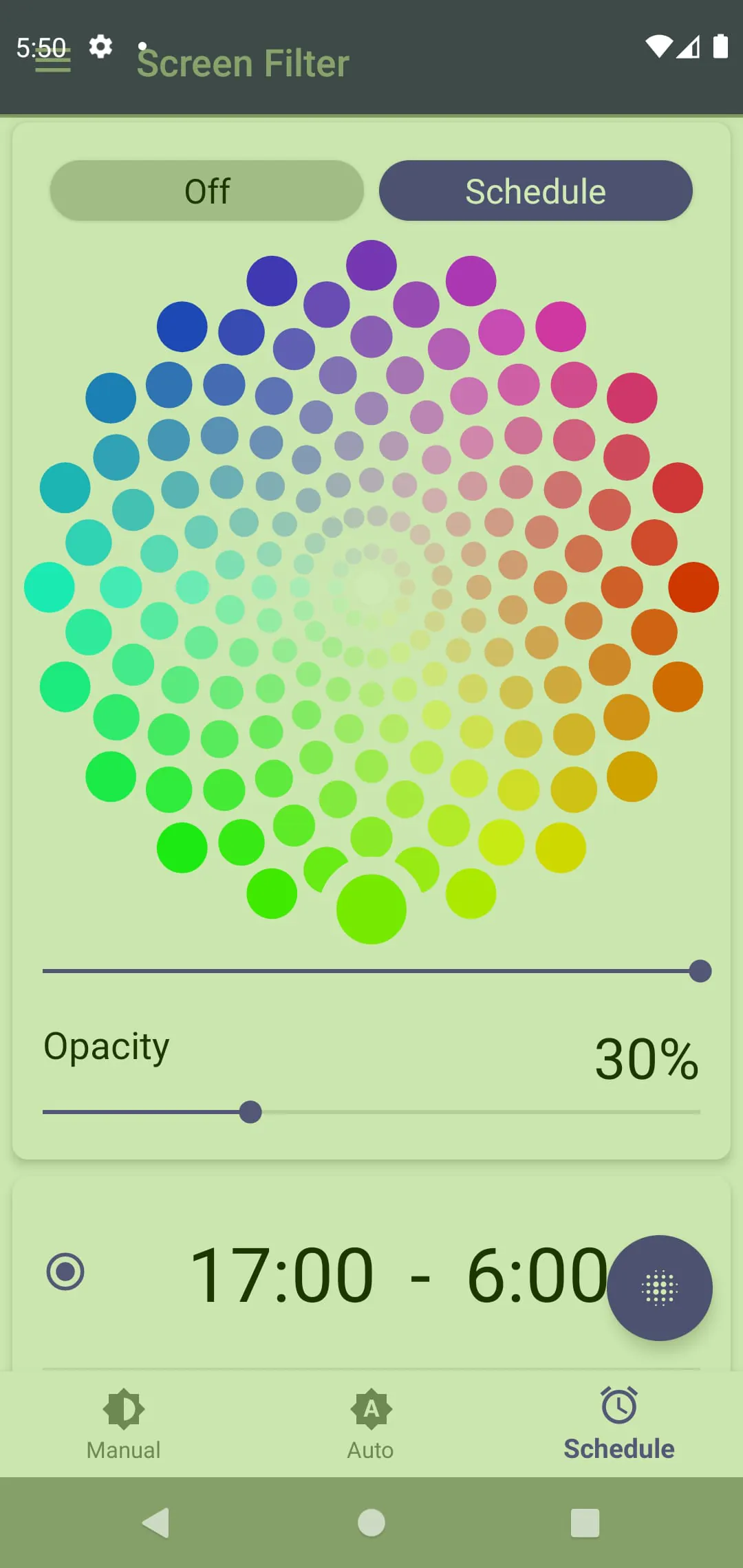 Screen Color Filter