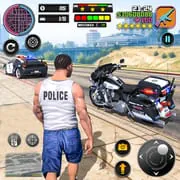 Police Moto Bike Chase Crime