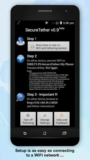 SecureTether WiFi