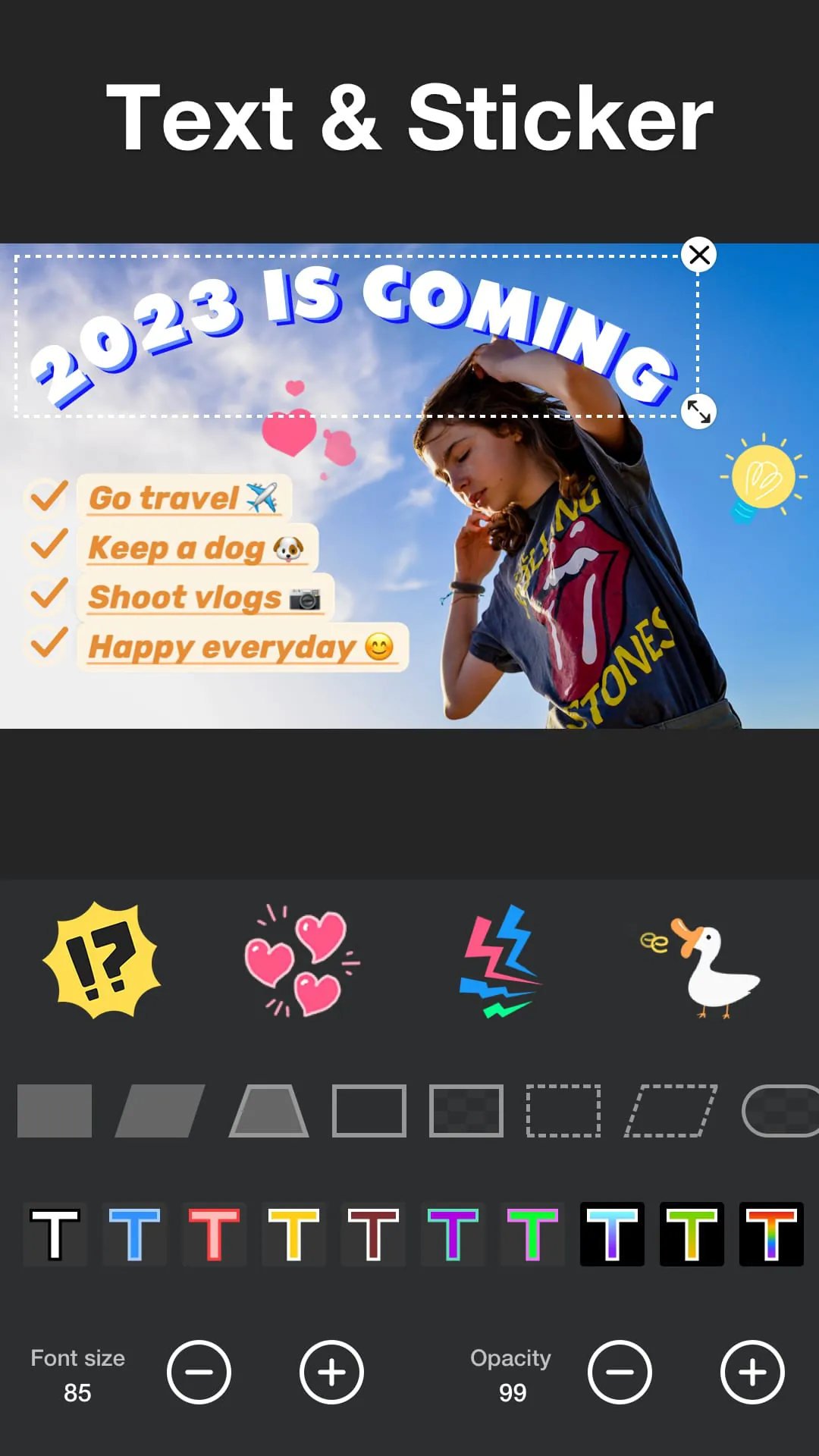 Vlog video editor maker