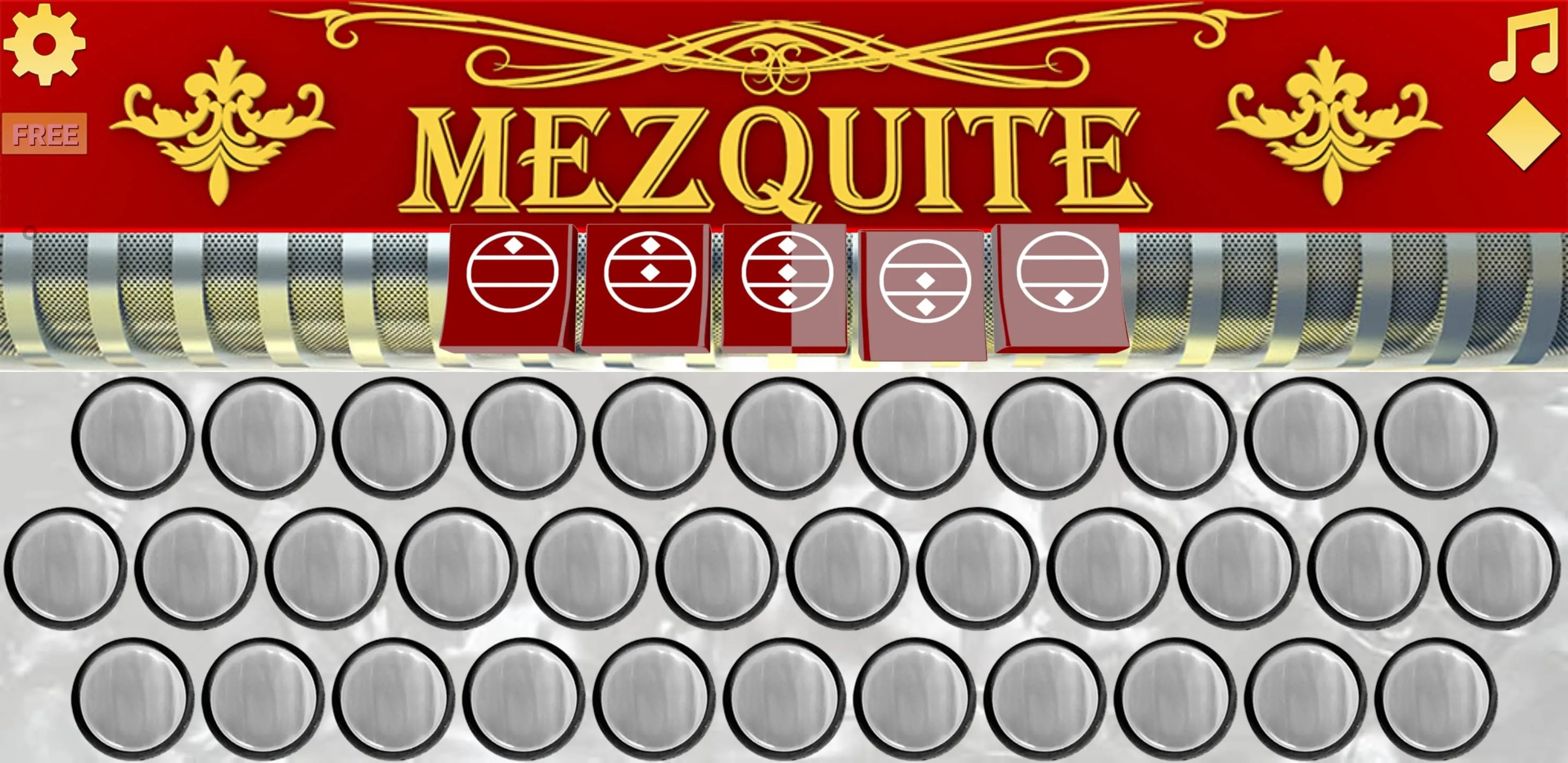 Mezquite Diatonic Accordion