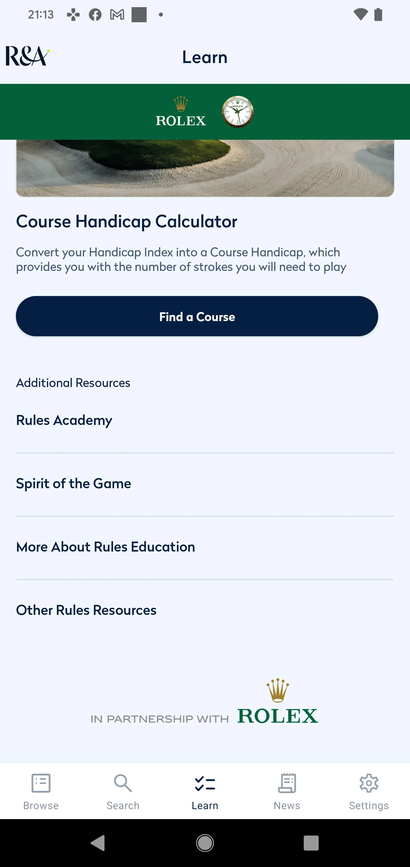 Rules of Golf 2023
