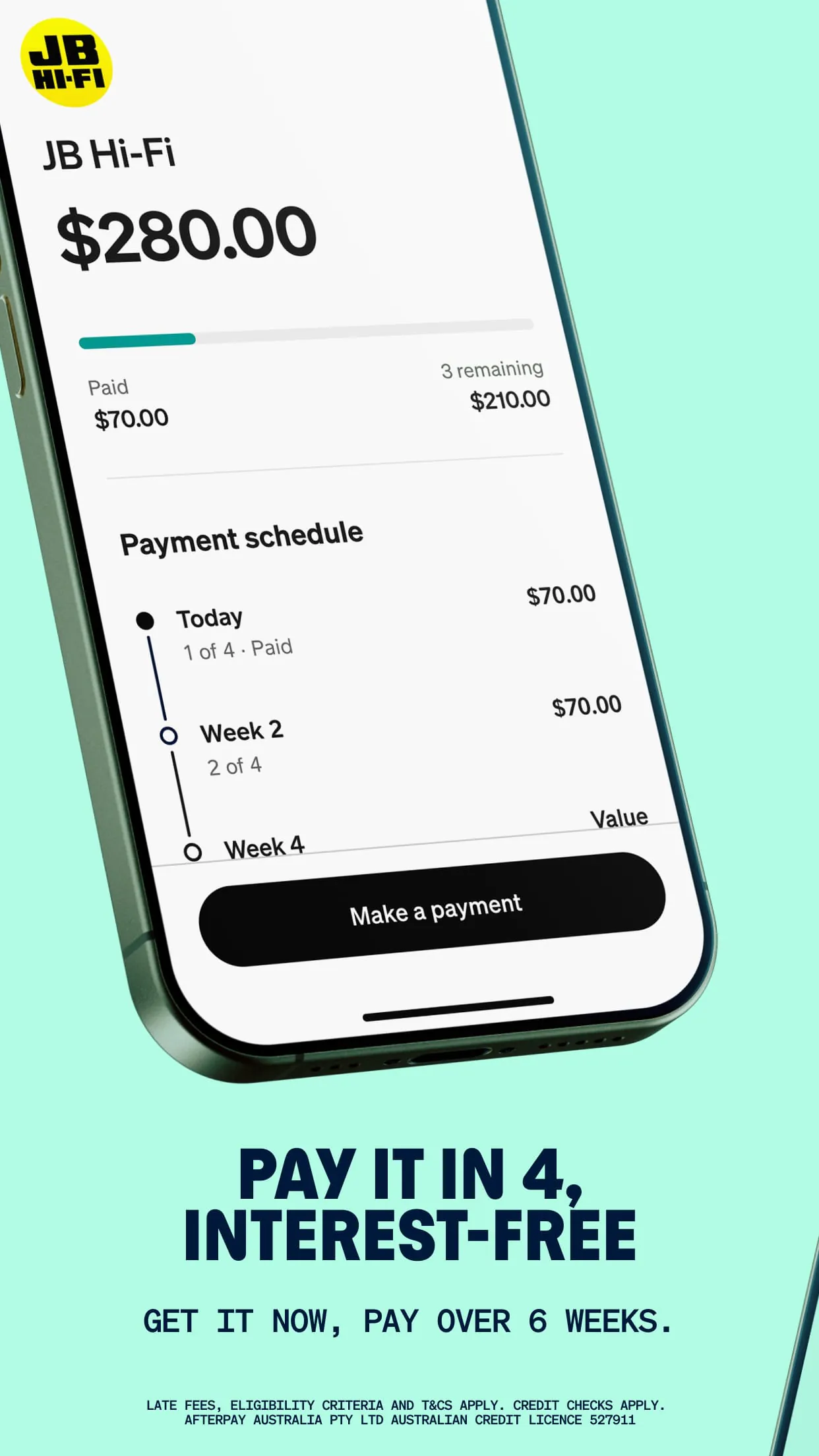 Afterpay. Buy now