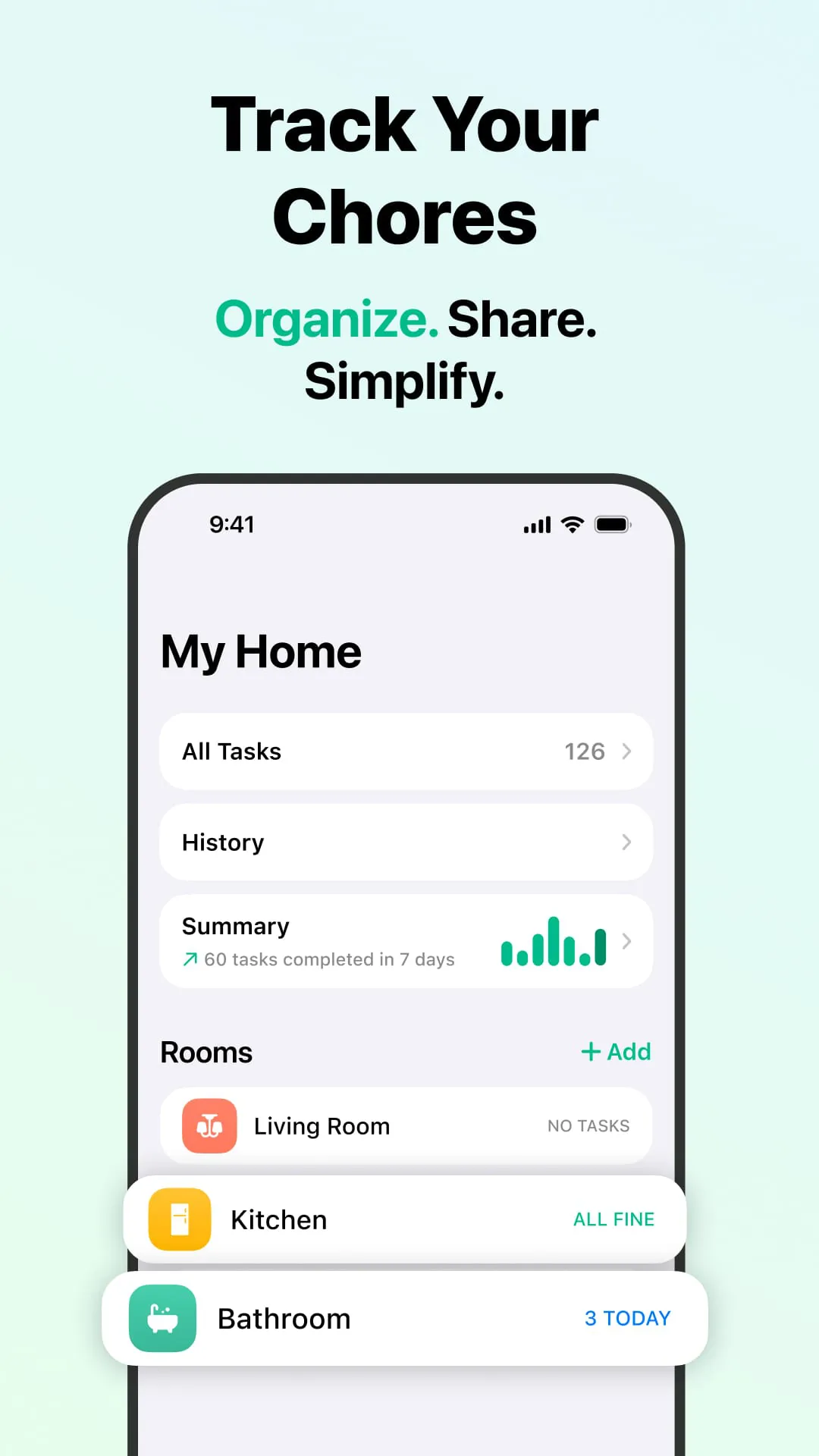 House Chores Cleaning Schedule