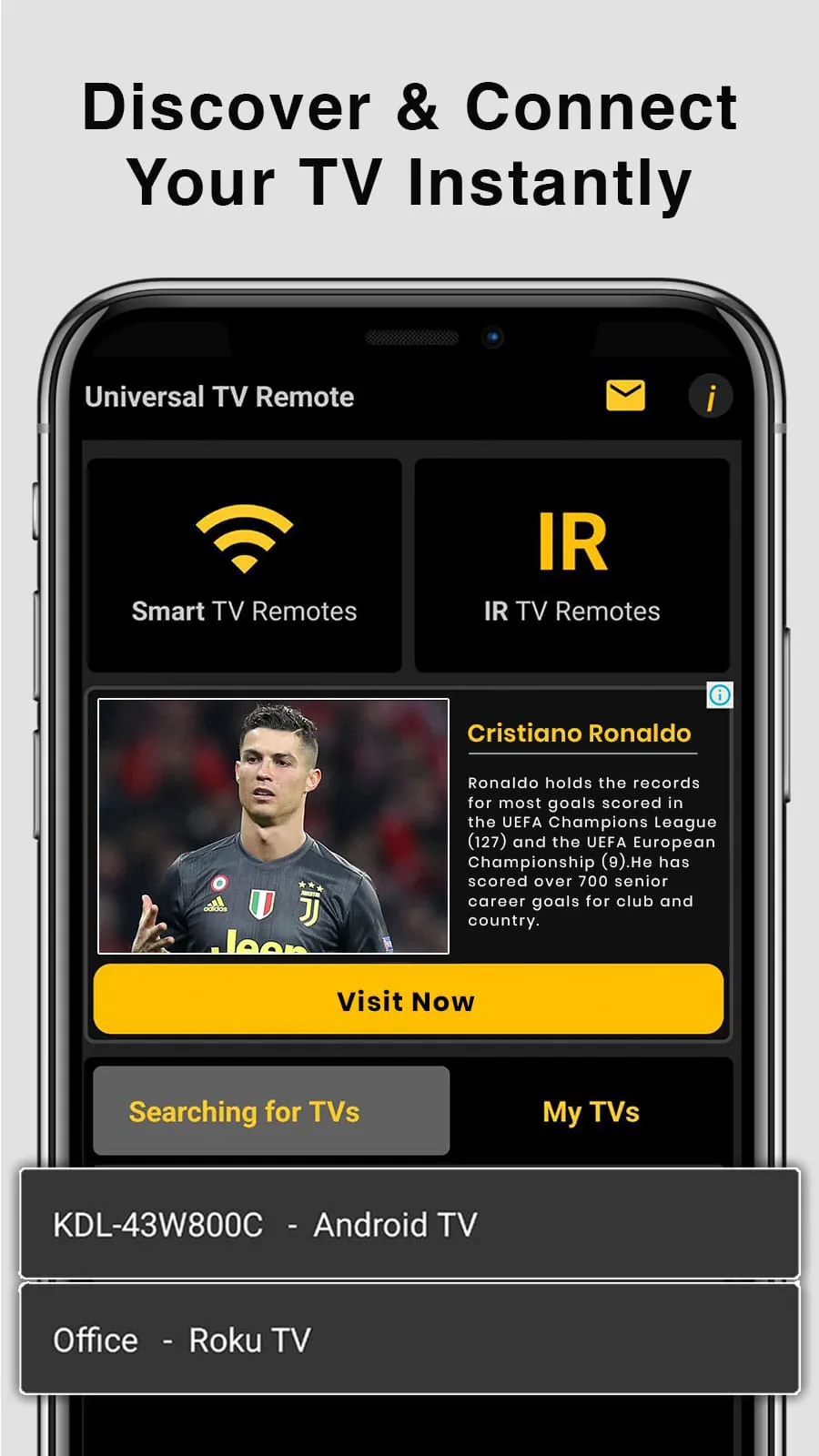 Universal TV Remote Control