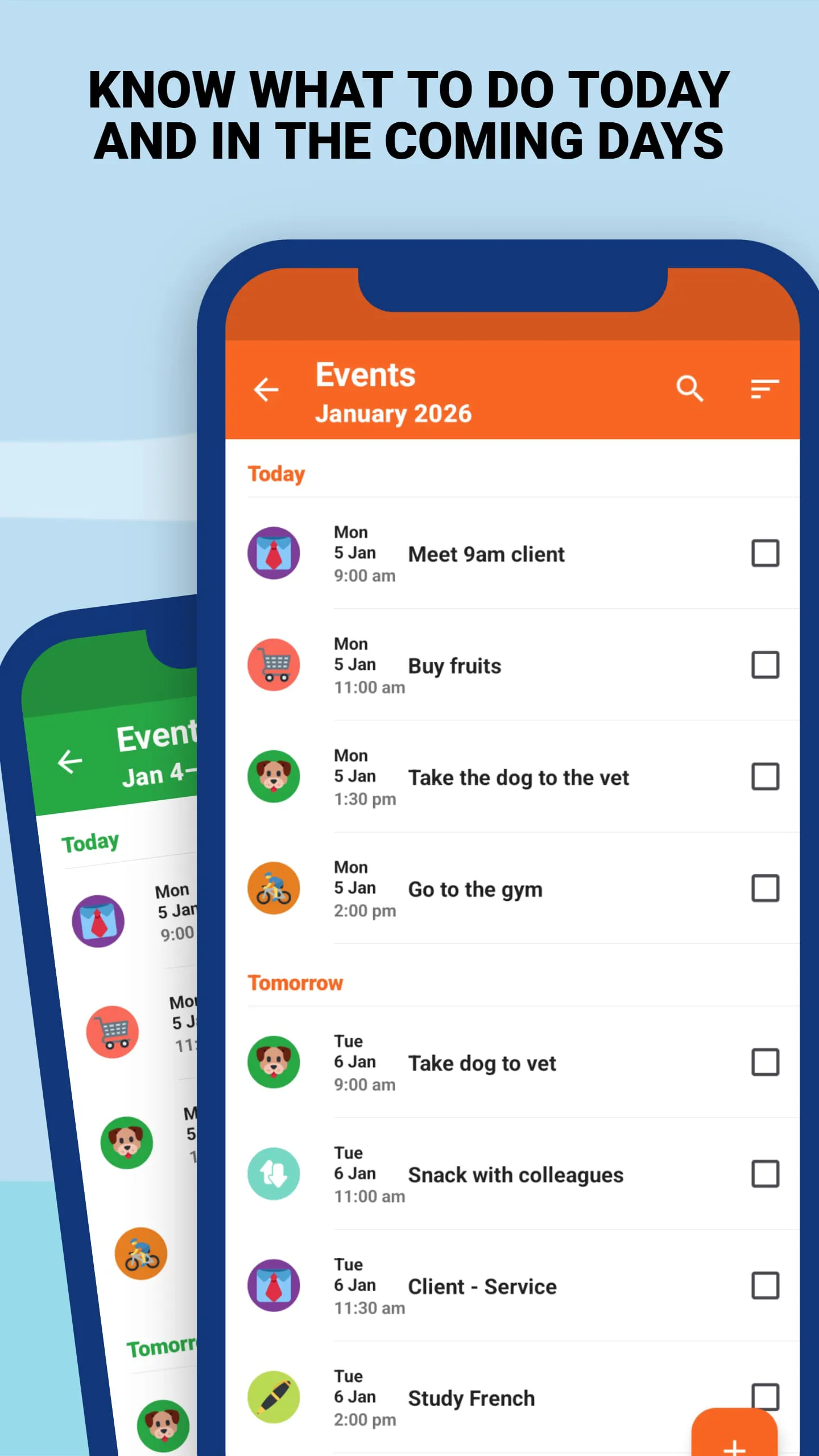 Task Agenda