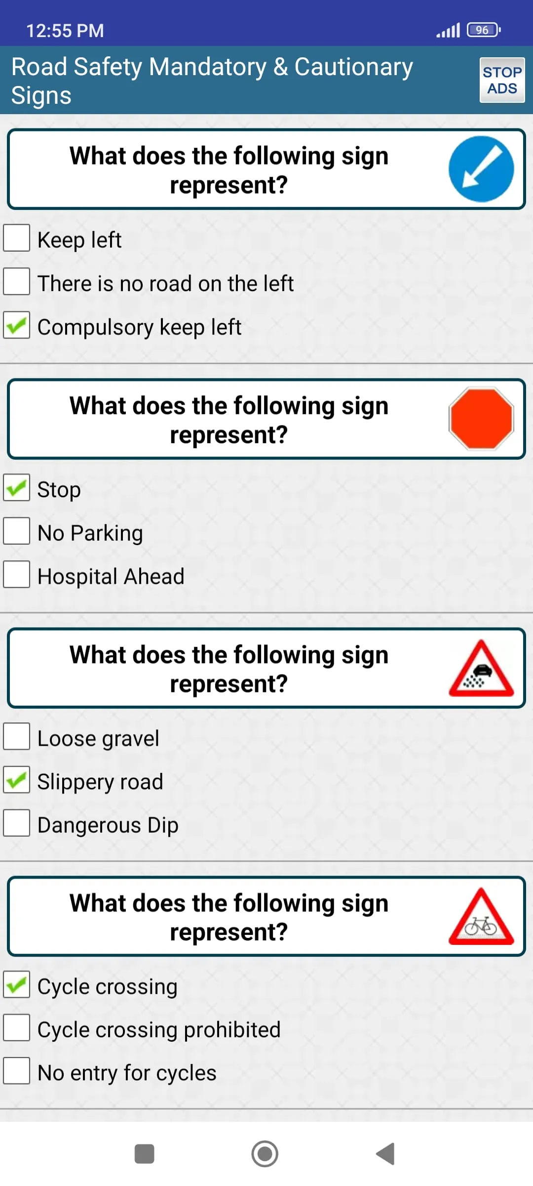 Driving Licence Practice Tests
