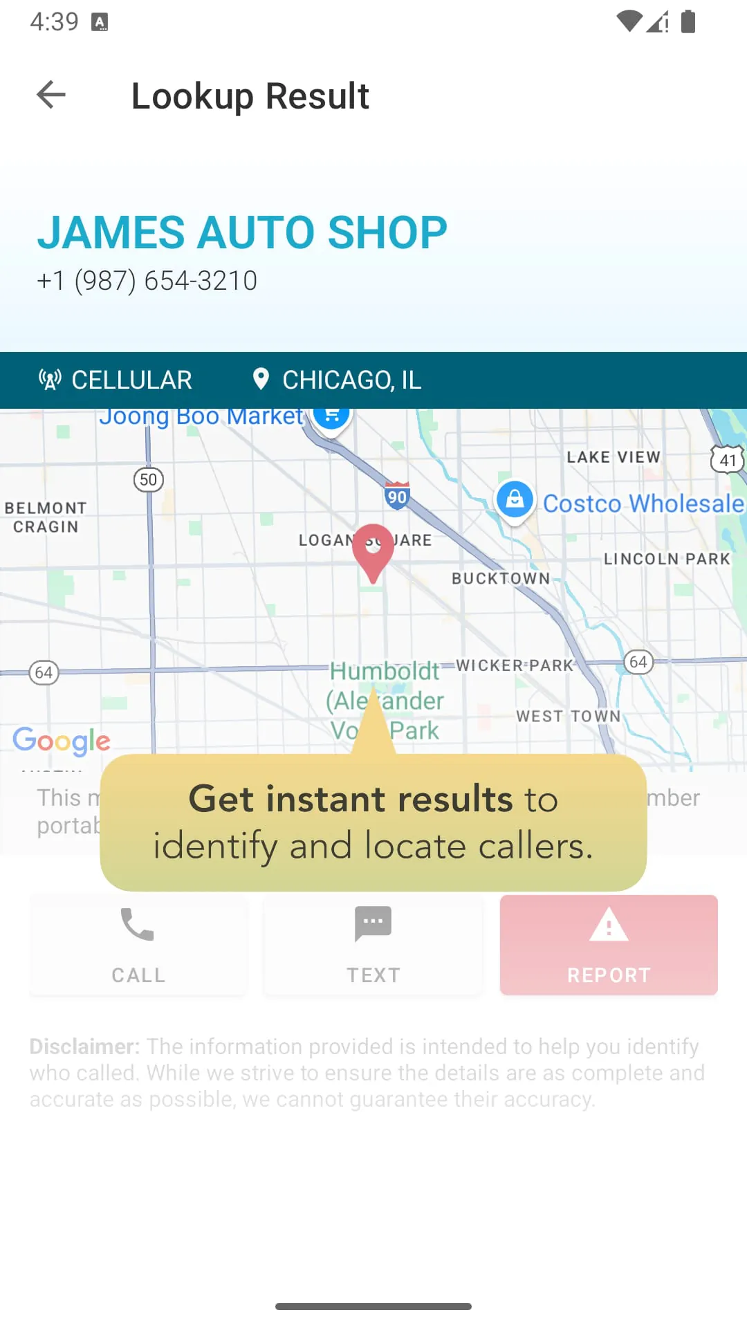 Reverse Phone Lookup — rLookup