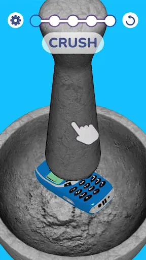 Crush into ball