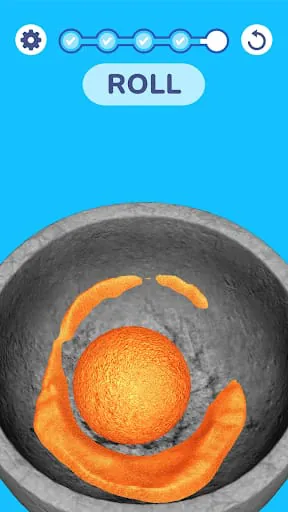 Crush into ball