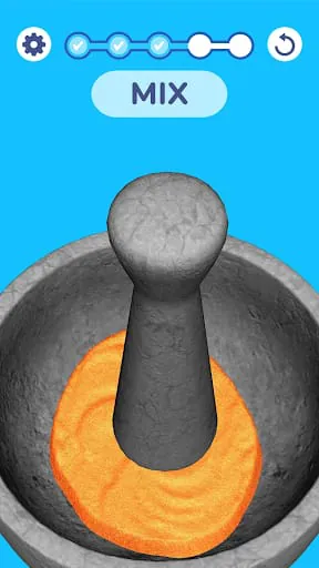 Crush into ball