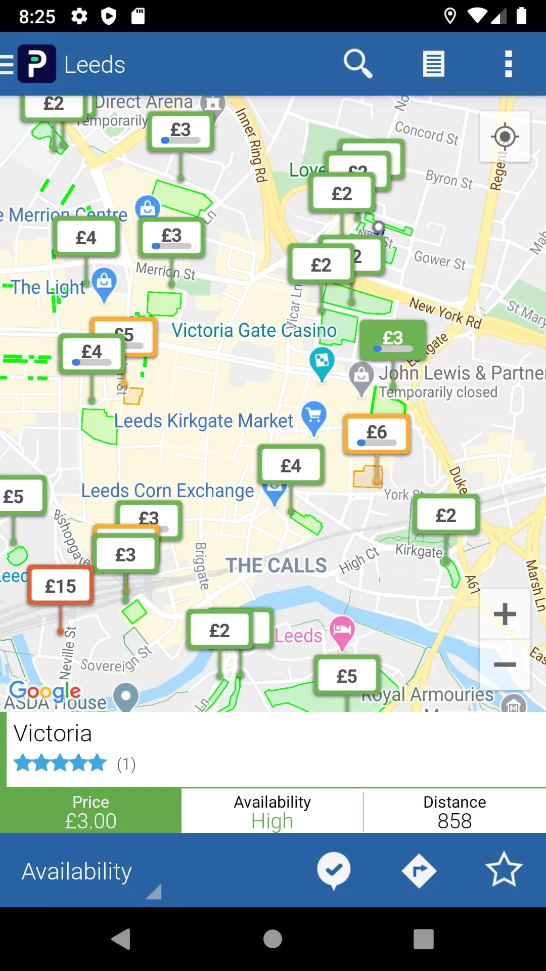 Parkopedia Parking