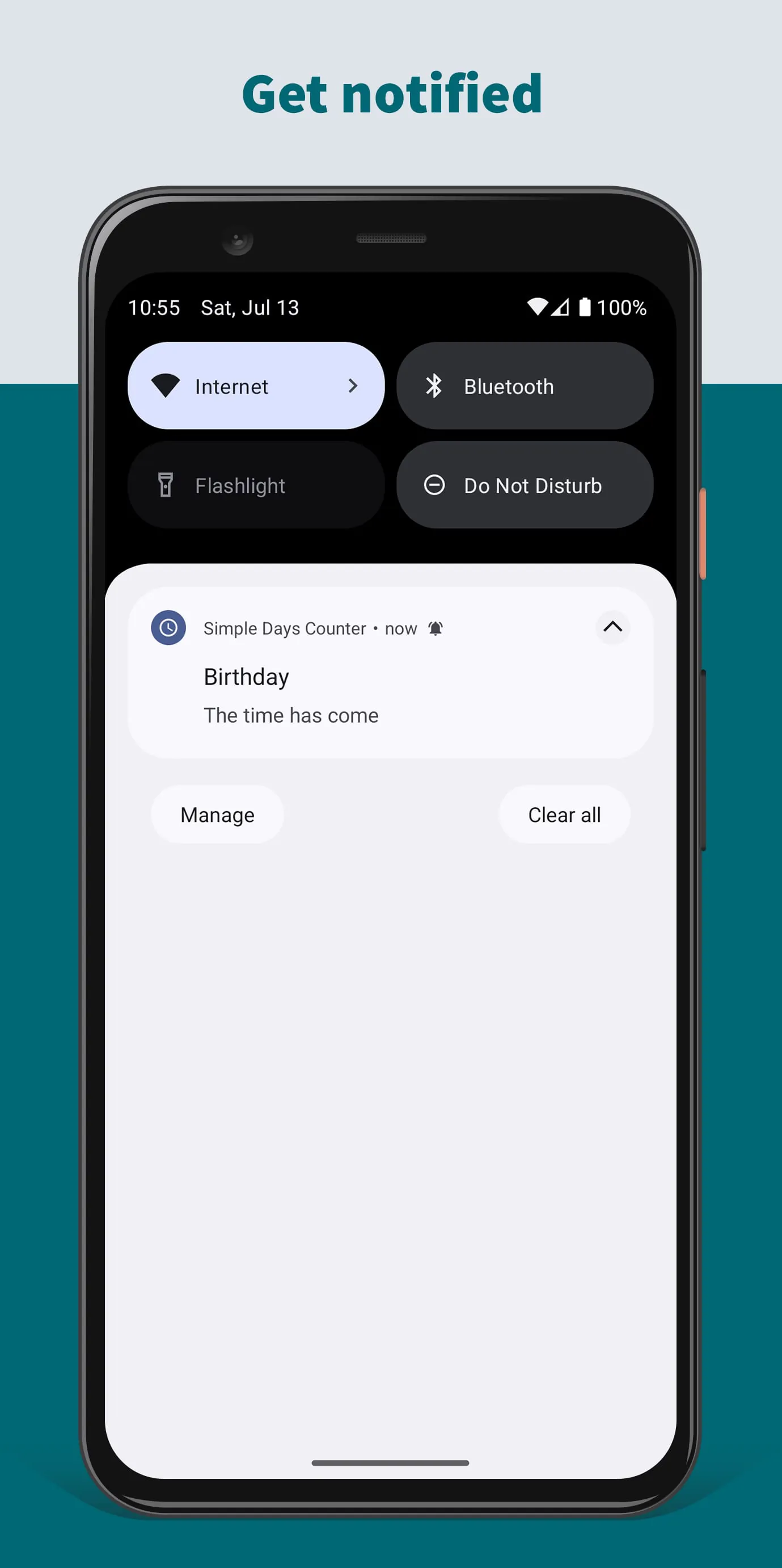 Simple Days Counter