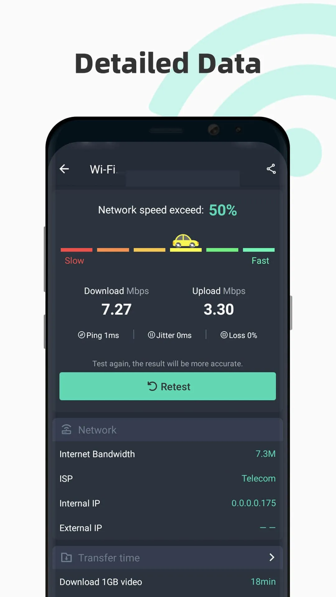 Speed test
