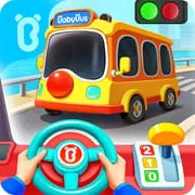 Baby Panda's School Bus