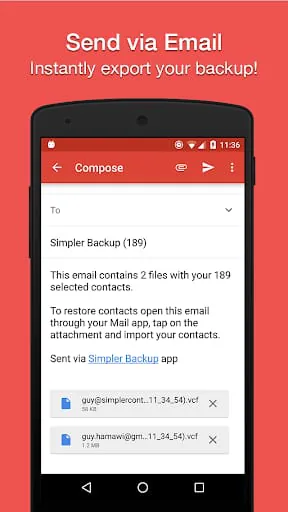 Easy Contacts Backup & Restore