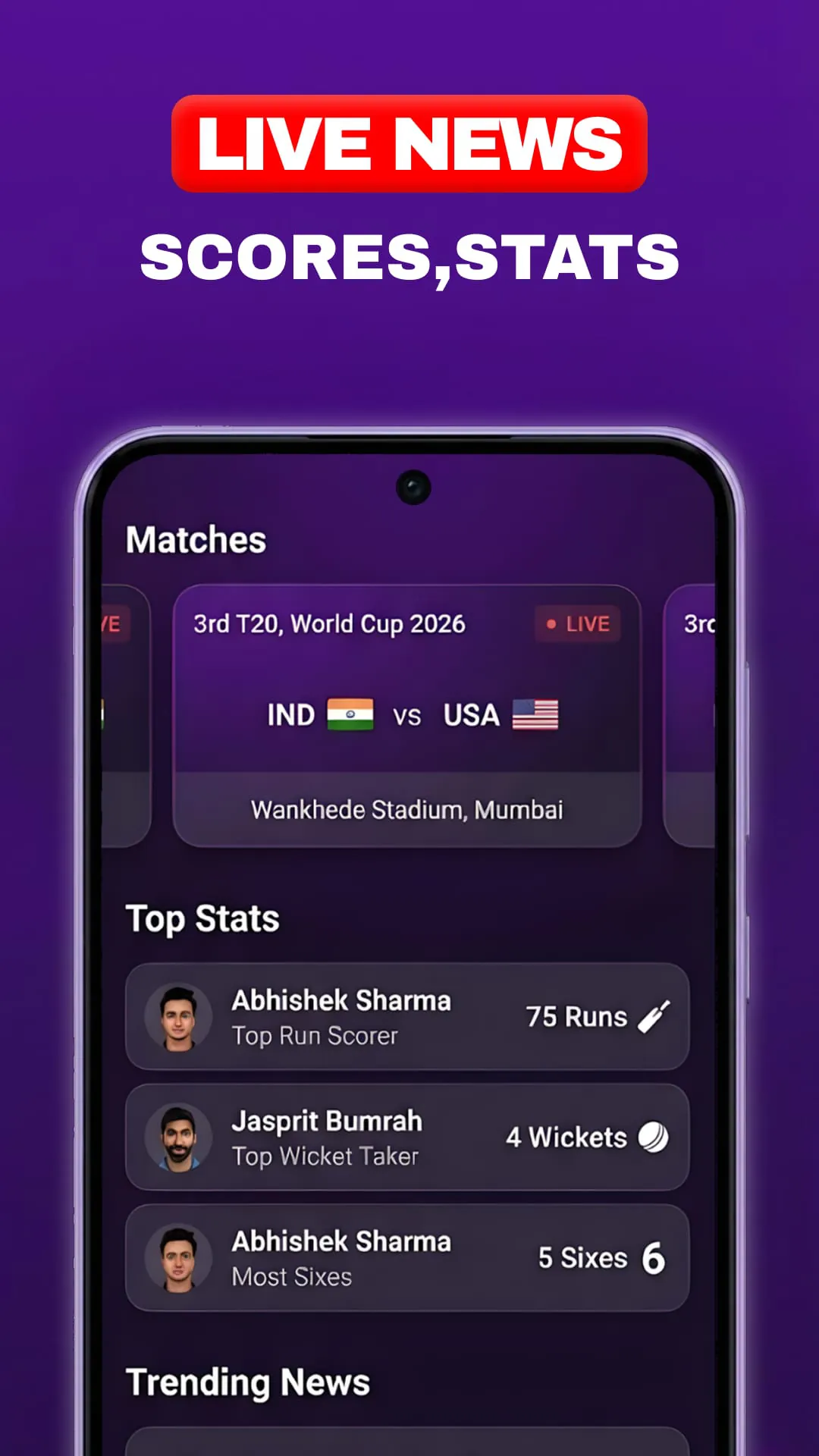 Cricket Live Score