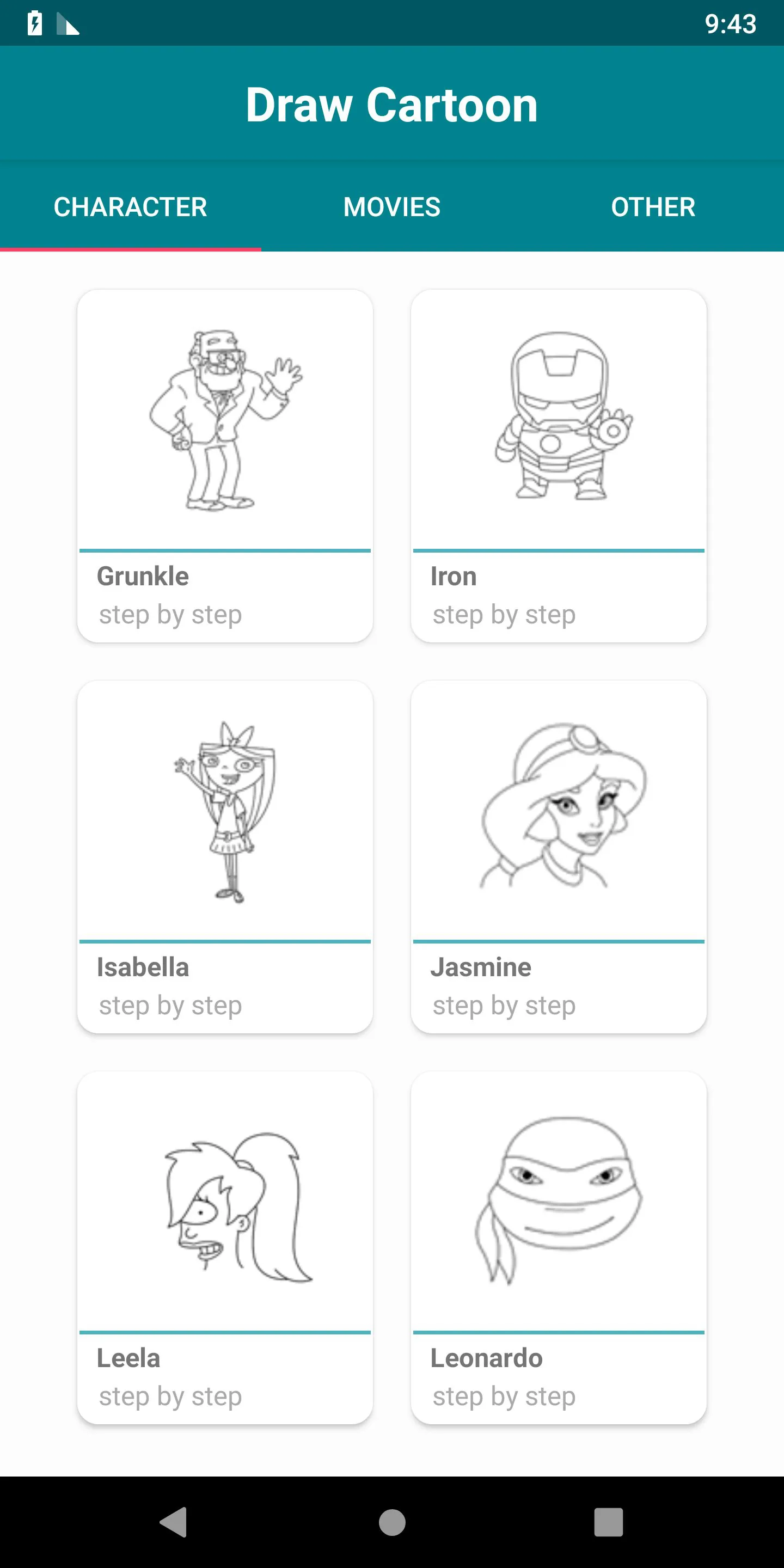 Draw Cartoon Characters