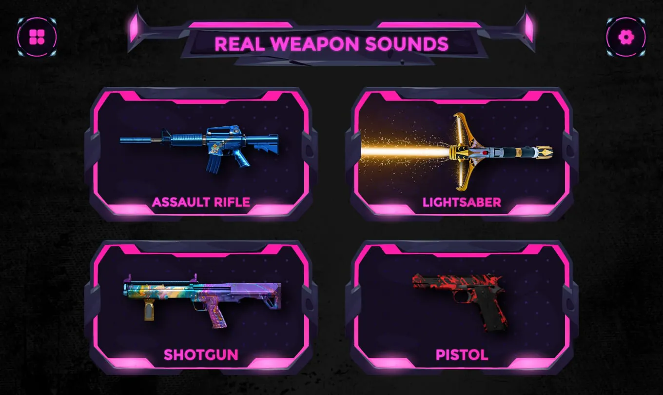 Real Gun Shot Sounds Simulator