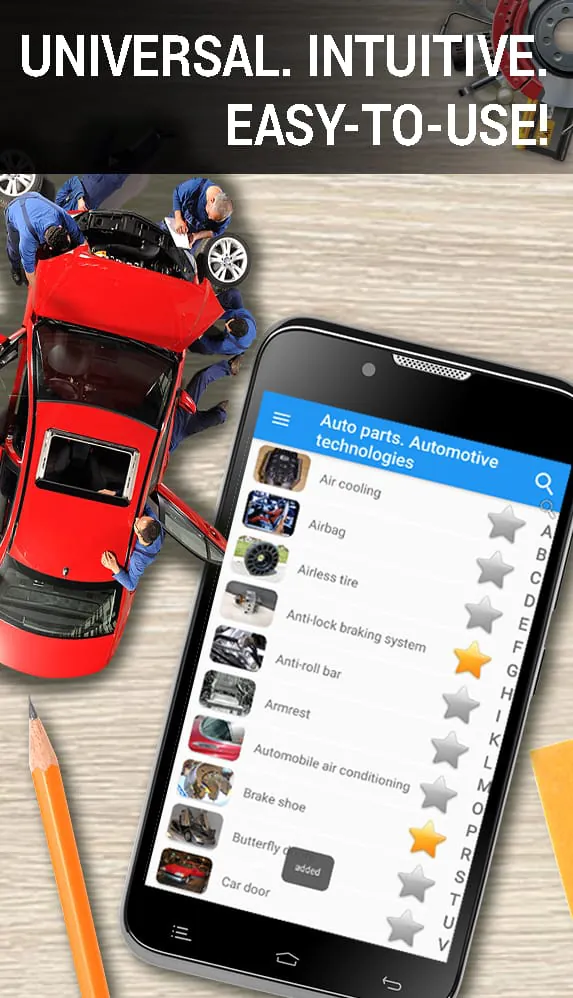 Auto parts. Guide