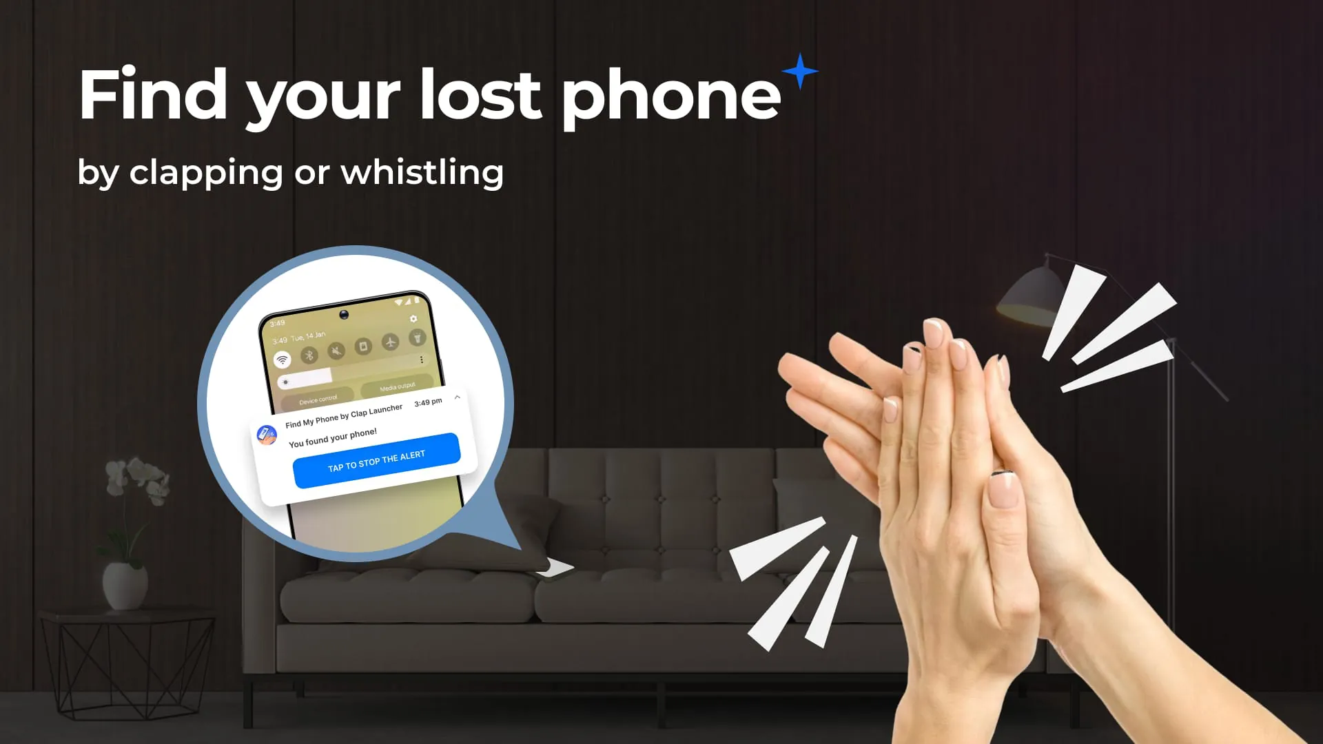 Find My Phone by Clap Launcher