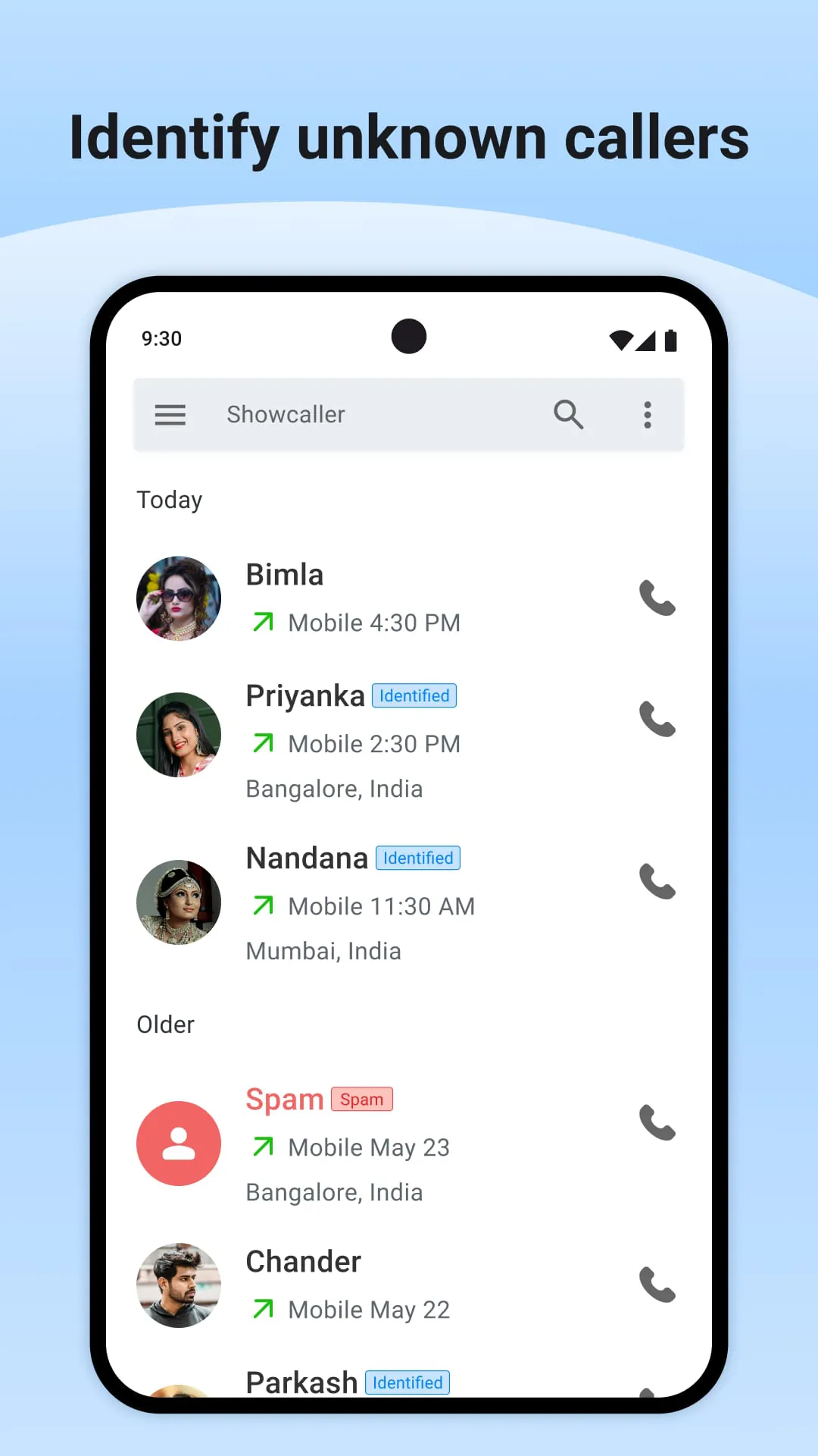 Caller ID & Spam