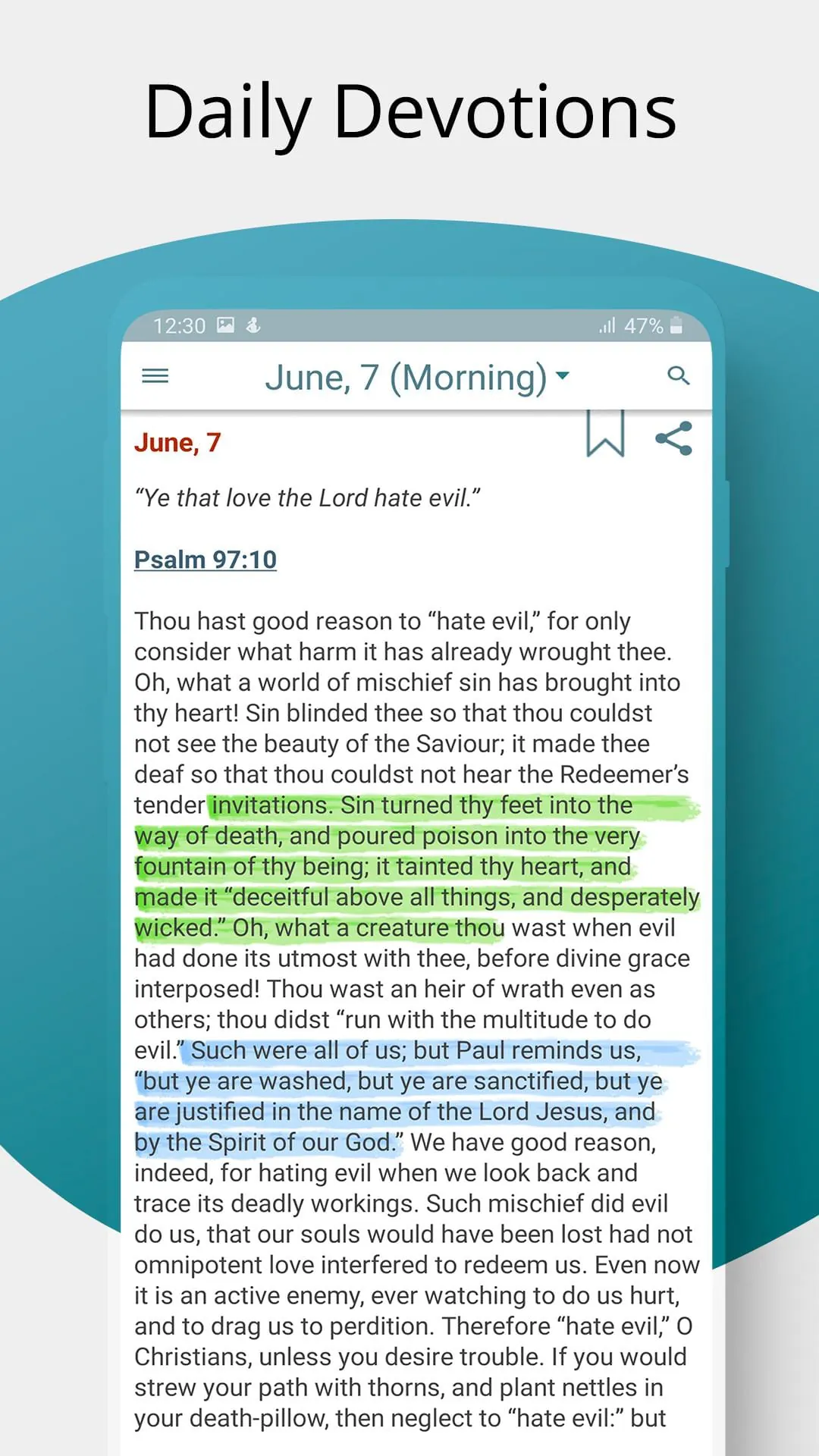 Morning and Evening Devotional
