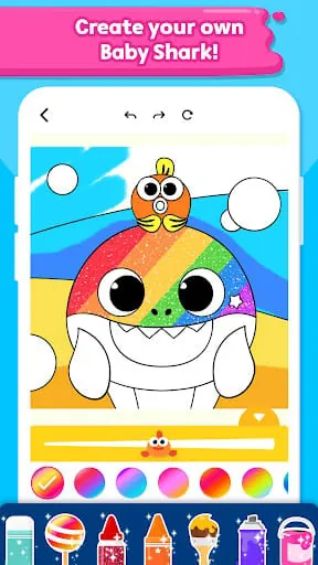 Baby Shark Coloring Book