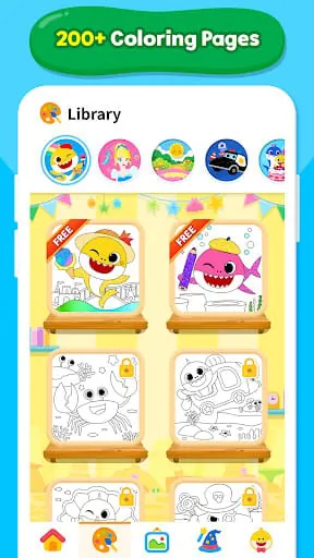 Baby Shark Coloring Book
