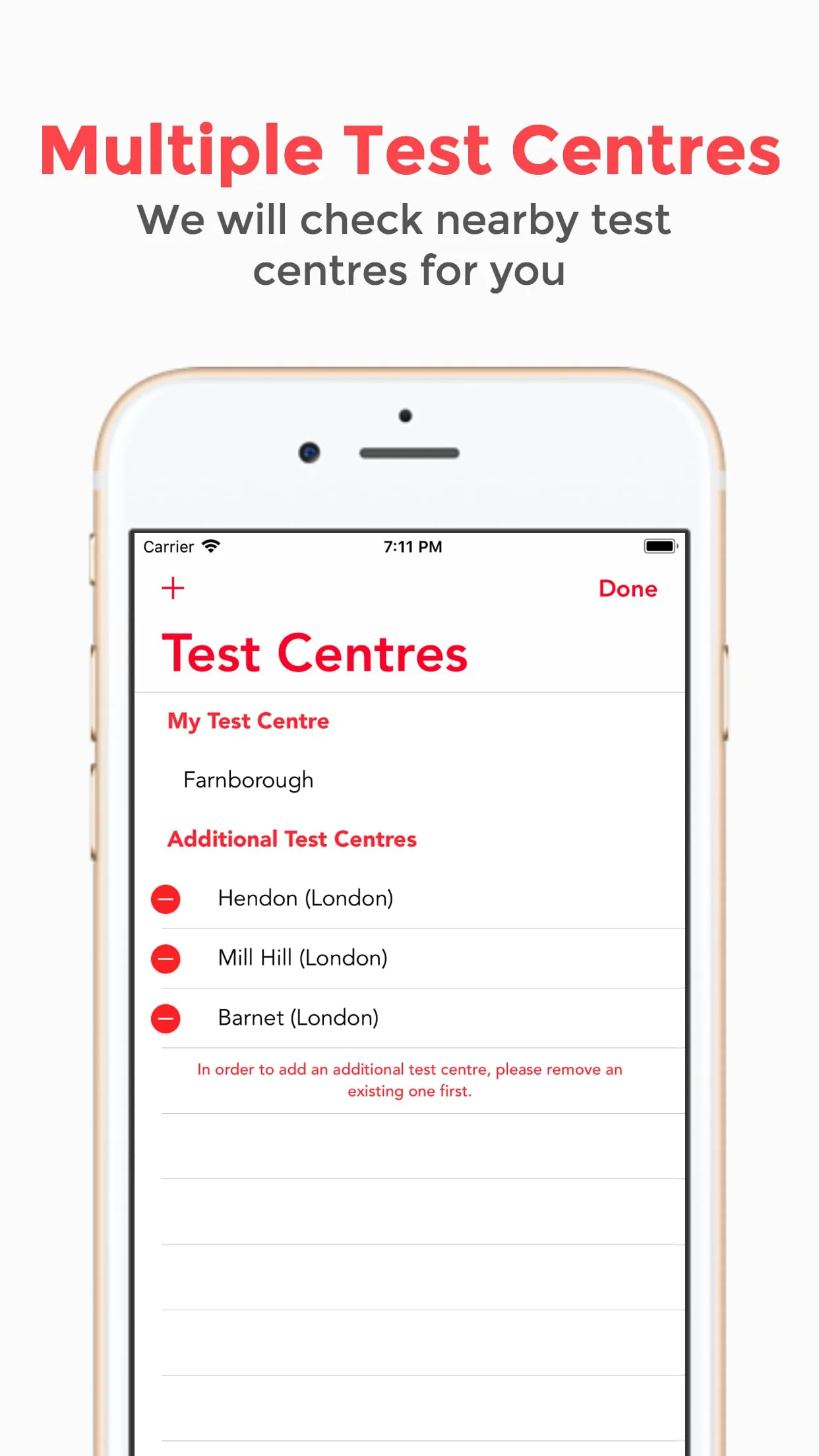 Testi Driving Cancellations UK